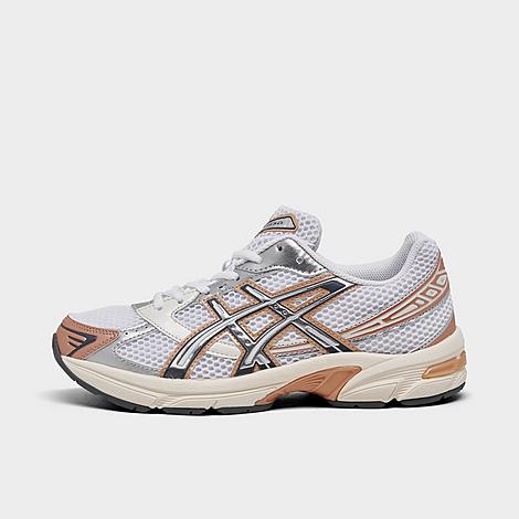 Shop Asics Women's Gel-1130 Running Shoes In White/pure Silver