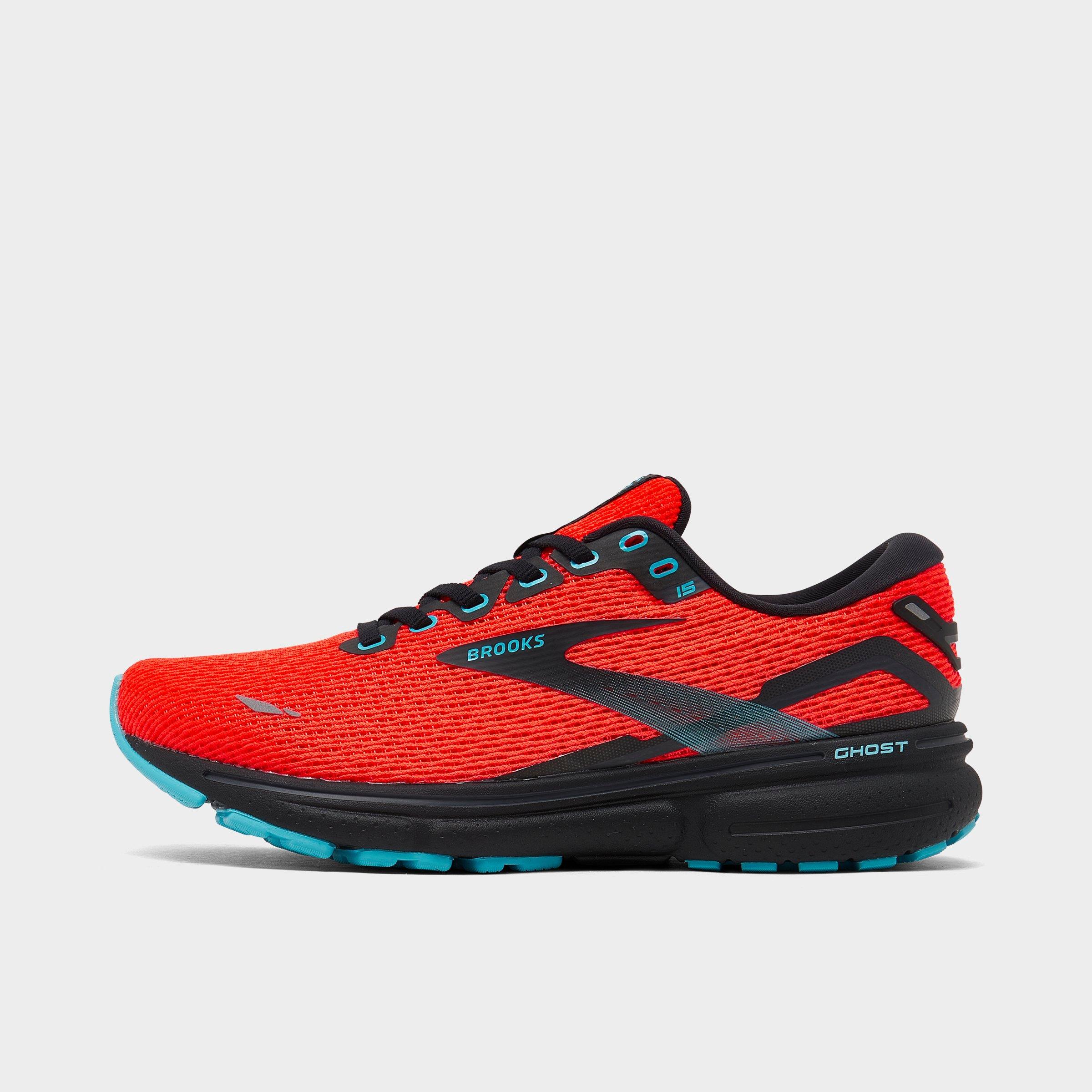 Brooks Women's Ghost 15 Running Shoes In Coral/black/blue