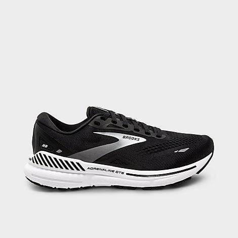 Brooks Women's Adrenaline Gts 23 Running Shoes In Black/white/silver
