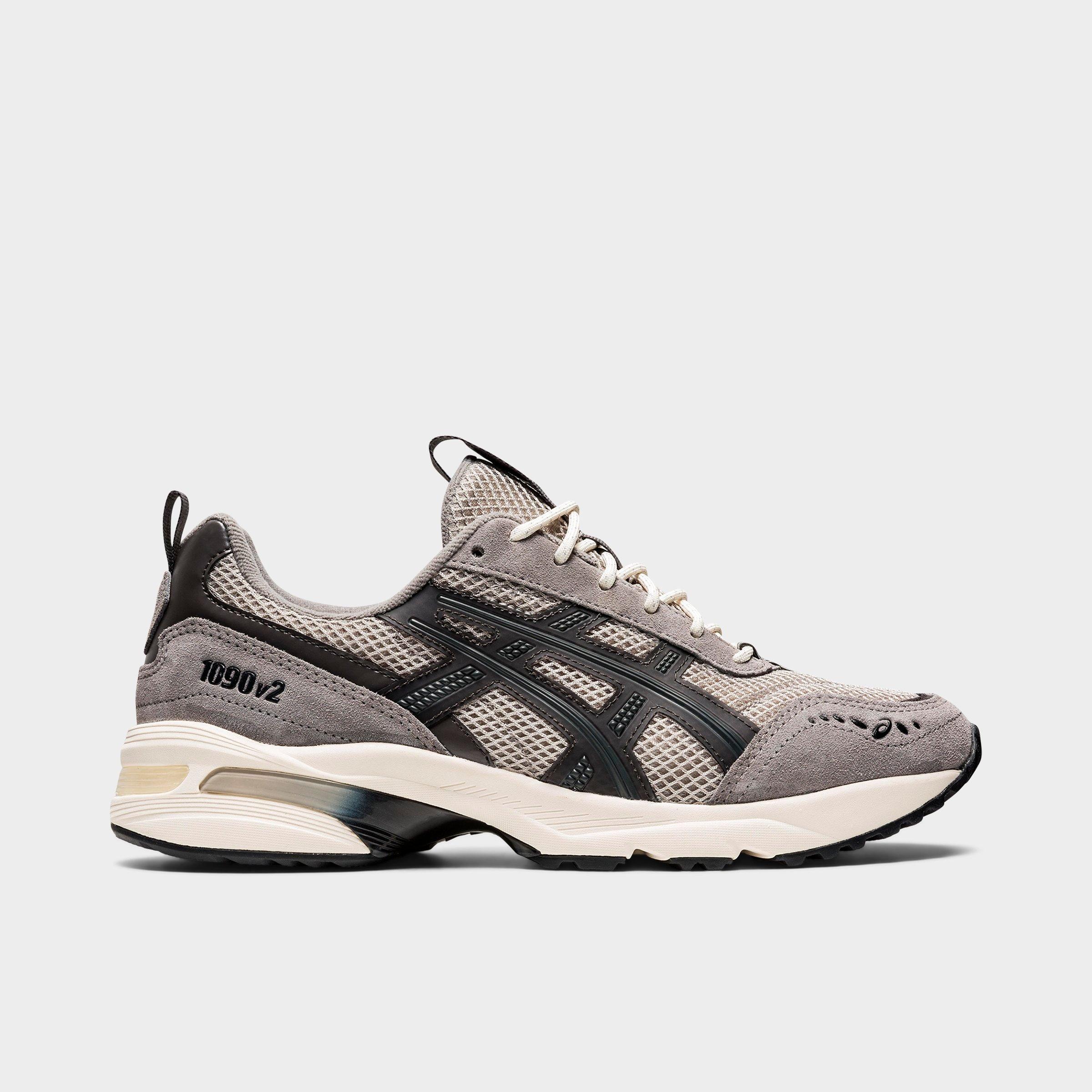 Asics Men's GEL-100 V2 Running Shoes in Grey/Oyster Grey Size 9 Suede