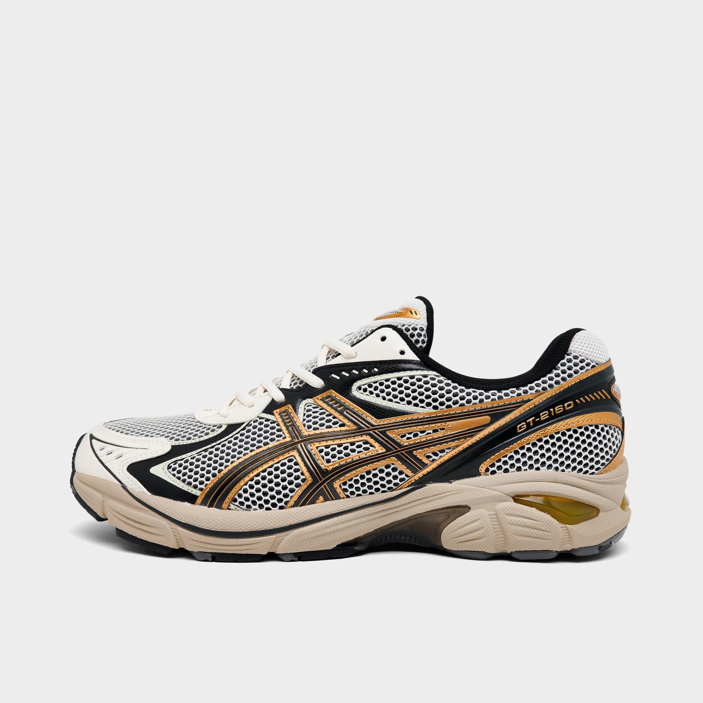 Men's ASICS GT-2160 Casual Shoes in Cream/Pure Gold Size: 7.5
