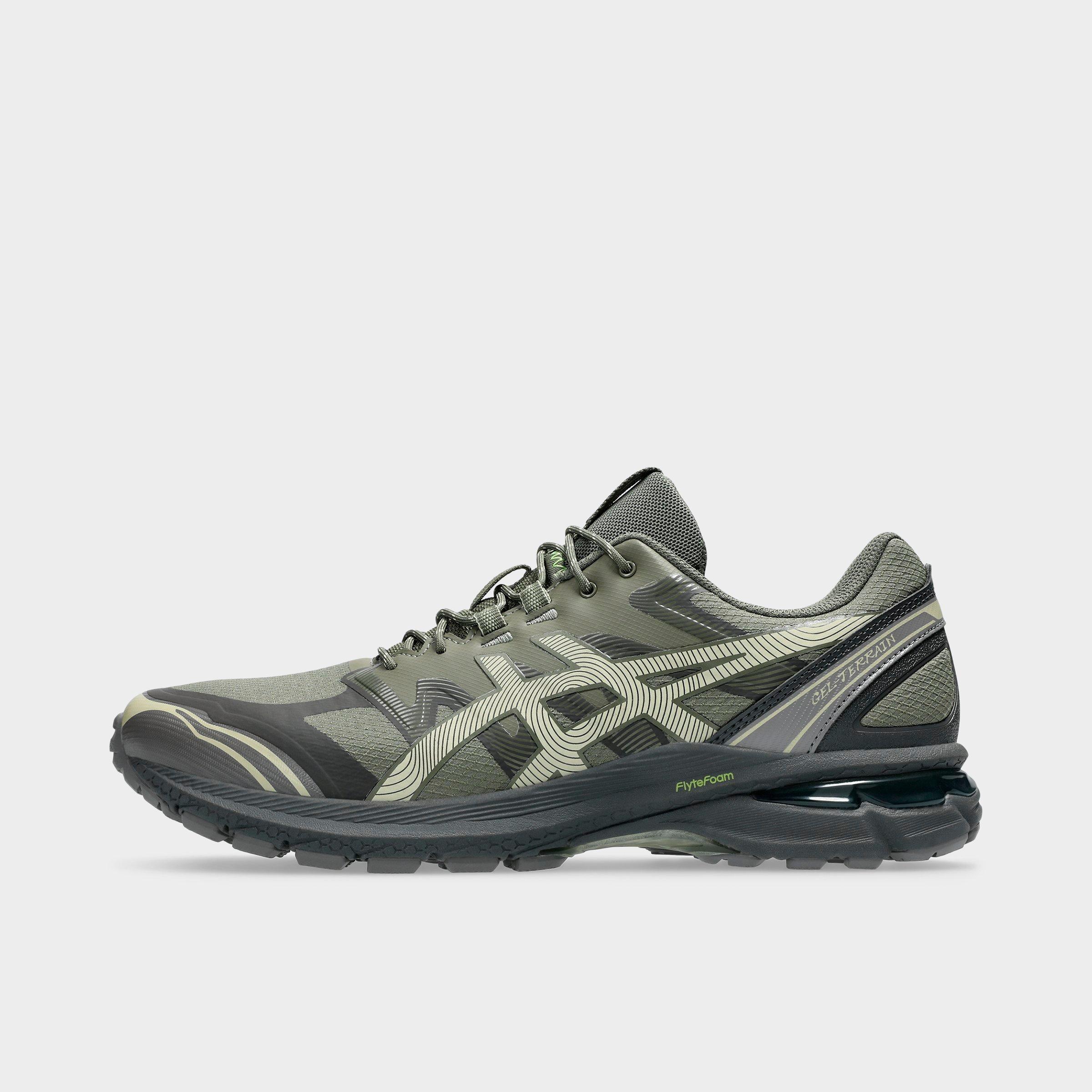 Men's ASICS Gel-Terrain Casual Shoes in Mantle Green/Khaki Size: 7.5
