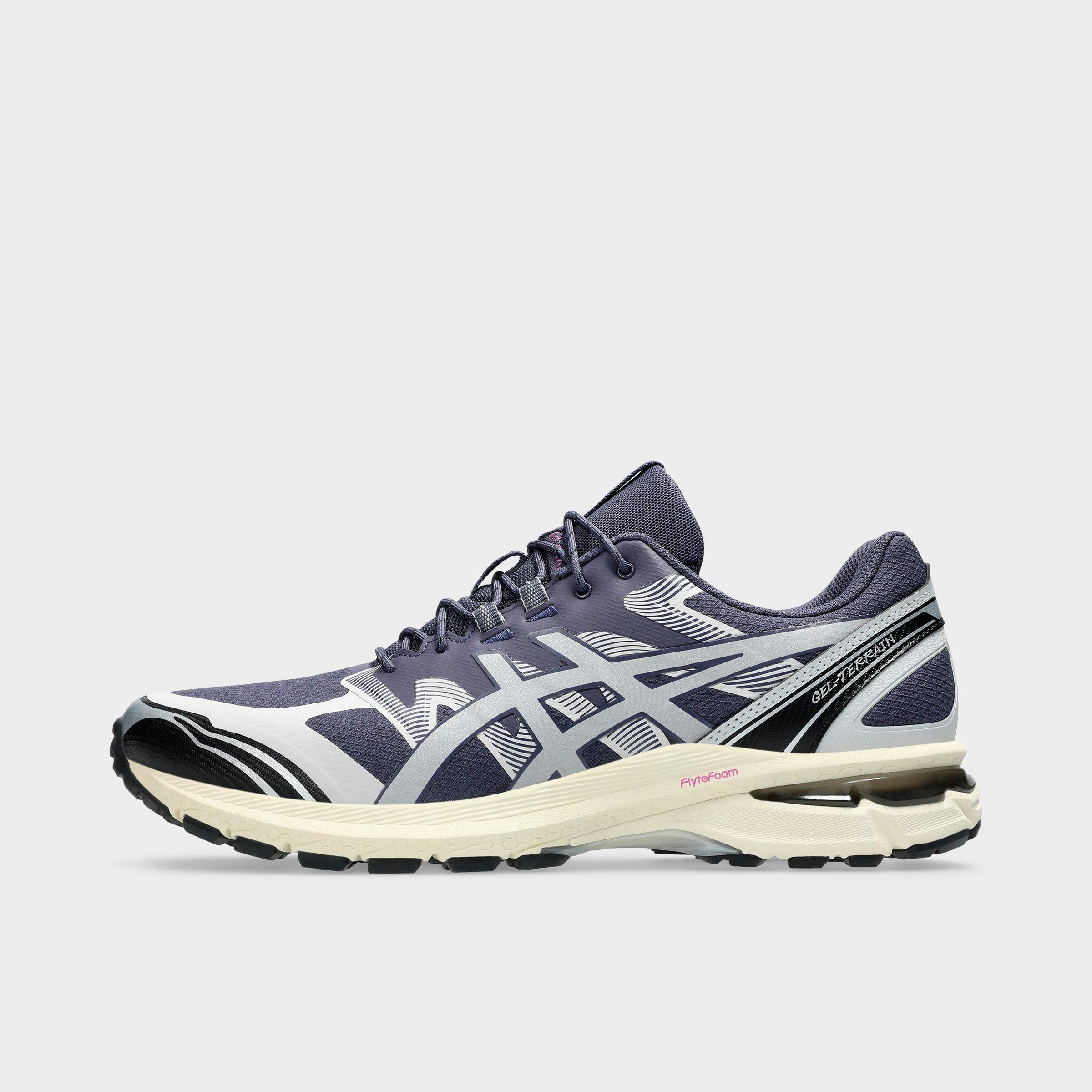 Men's ASICS Gel-Terrain Casual Shoes in Indigo Fog/Pure Silver Size: 7.5