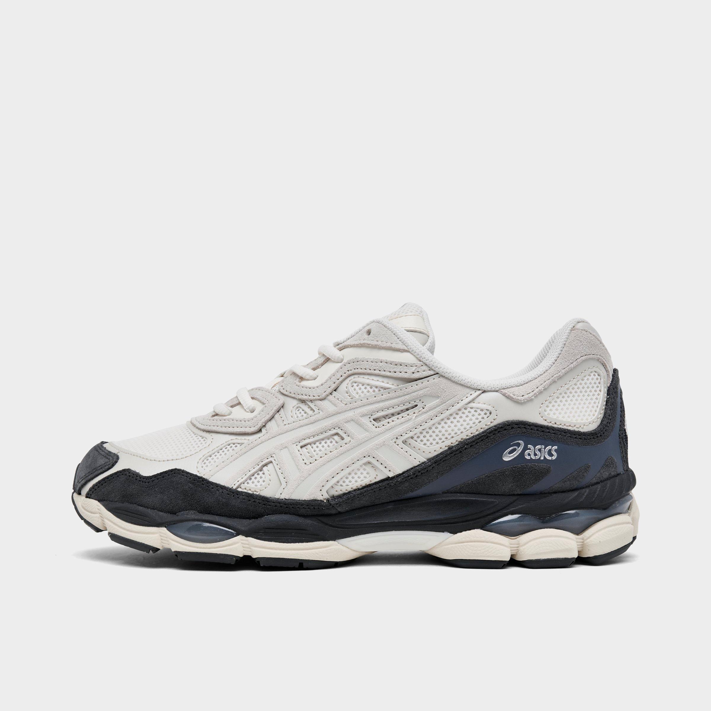 Men's ASICS GEL-NYC Casual Shoes in White/Smoke Grey Size: 7.5