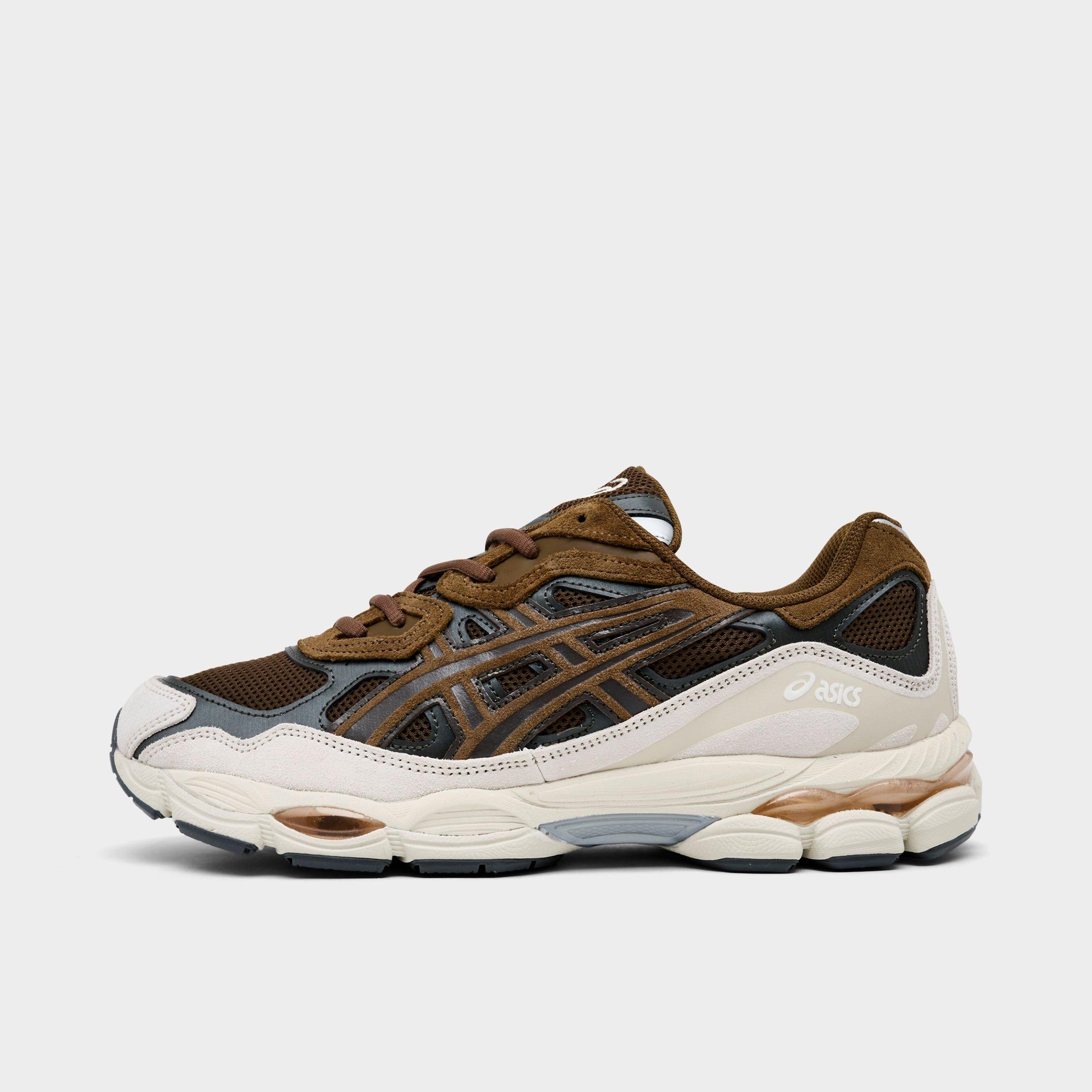 Men's ASICS GEL-NYC Casual Shoes in Brown Storm/Black Coffee Size: 7.5