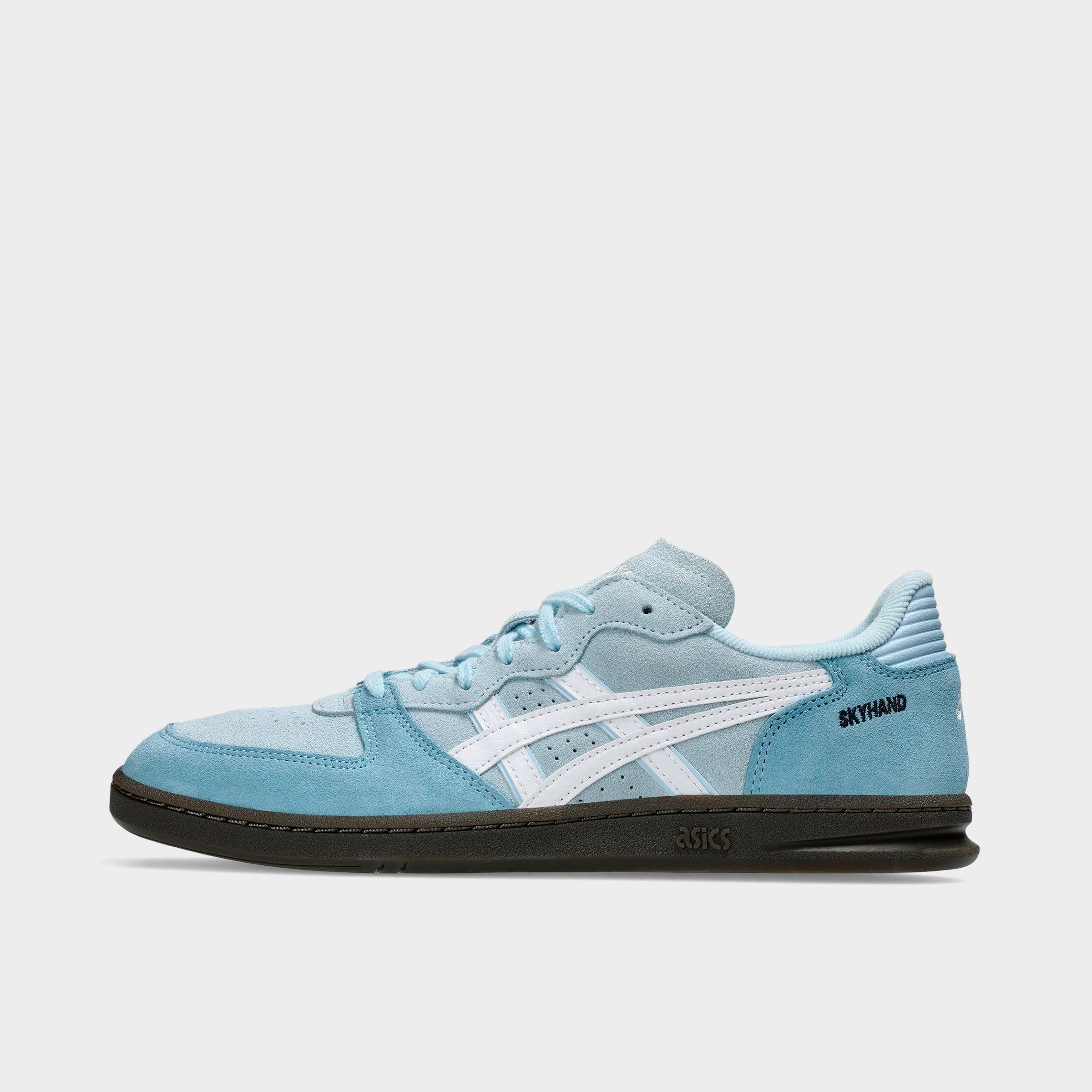 Men's ASICS Skyhand OG Casual Shoes in Light Blue/White Size: 7.5