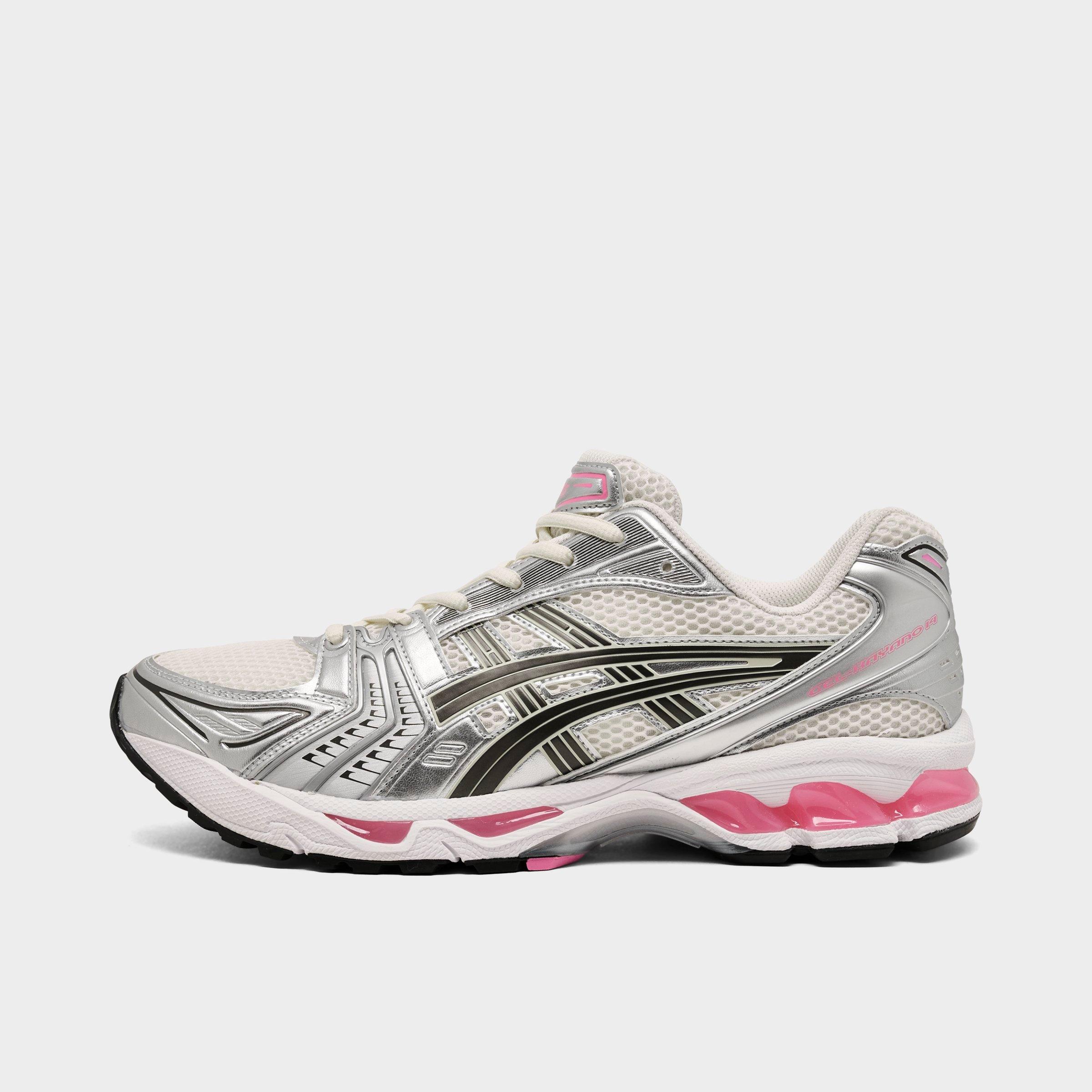Men's ASICS GEL-Kayano 14 Casual Shoes in Cream/Sweet Pink Size: 11.5