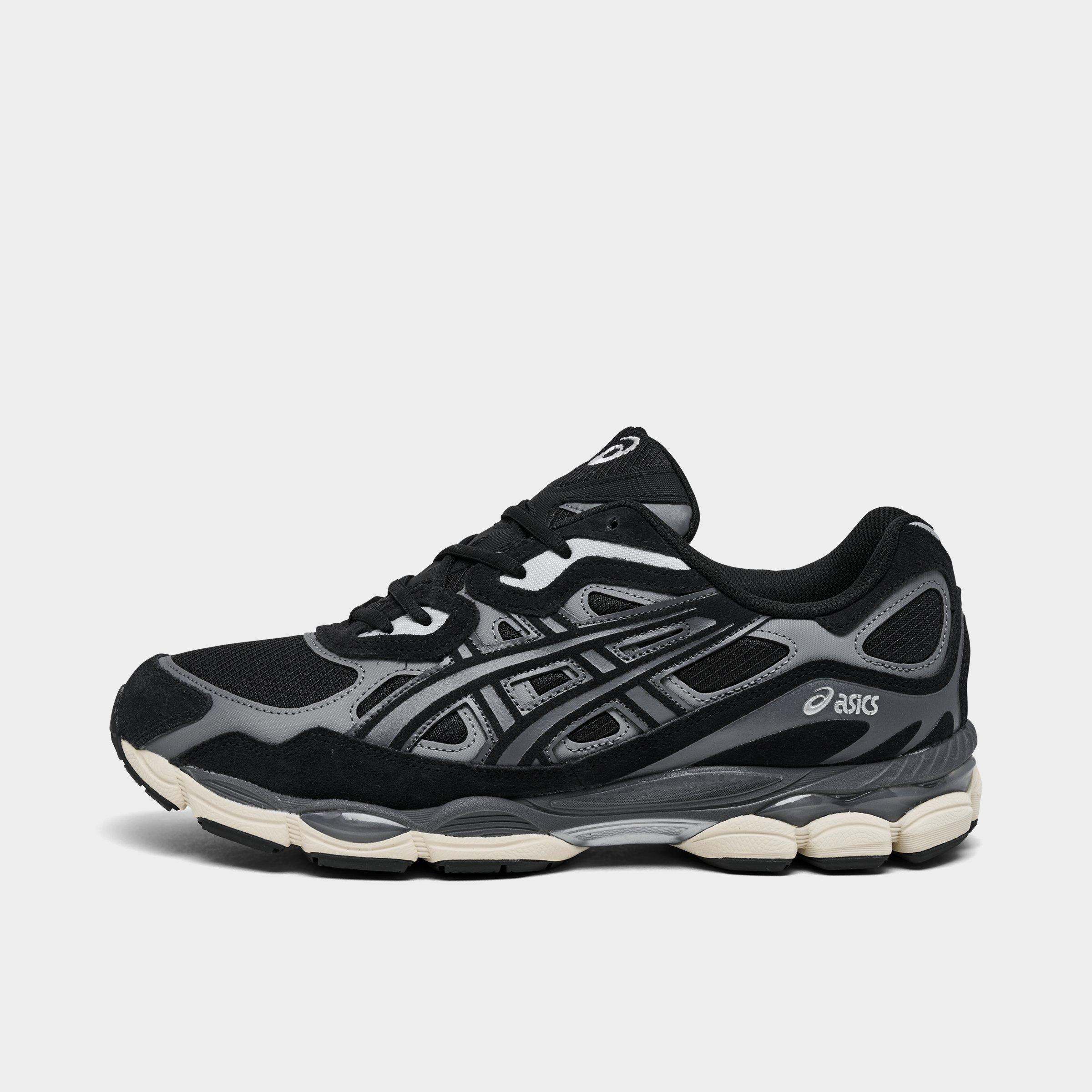Men's ASICS GEL-NYC Casual Shoes in Black/Graphite Grey Size: 7.5