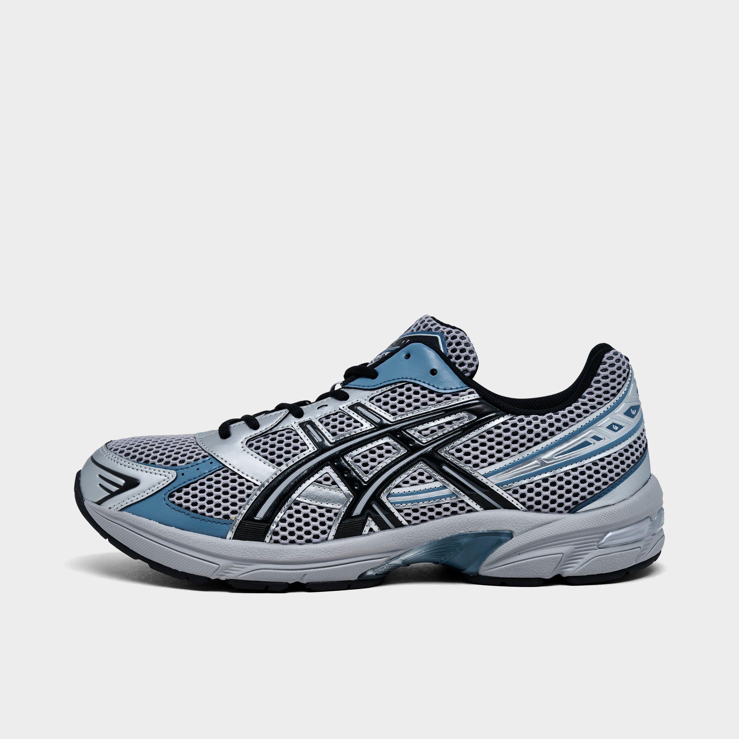 Asics Men's GEL-1130 Casual Shoes in Blue/Grey/Metallic/Black Size 8 Leather