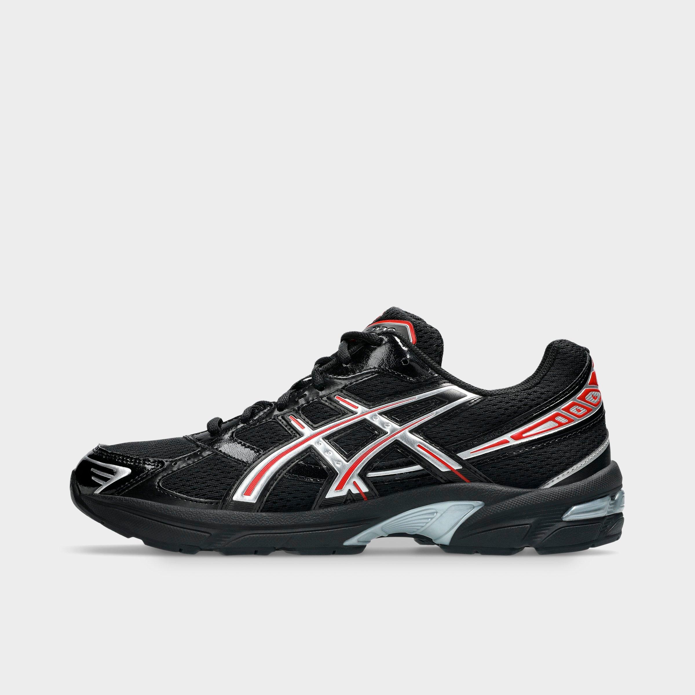 Men's ASICS GEL-1130 Casual Shoes in Black/Classic Red Size: 10.0