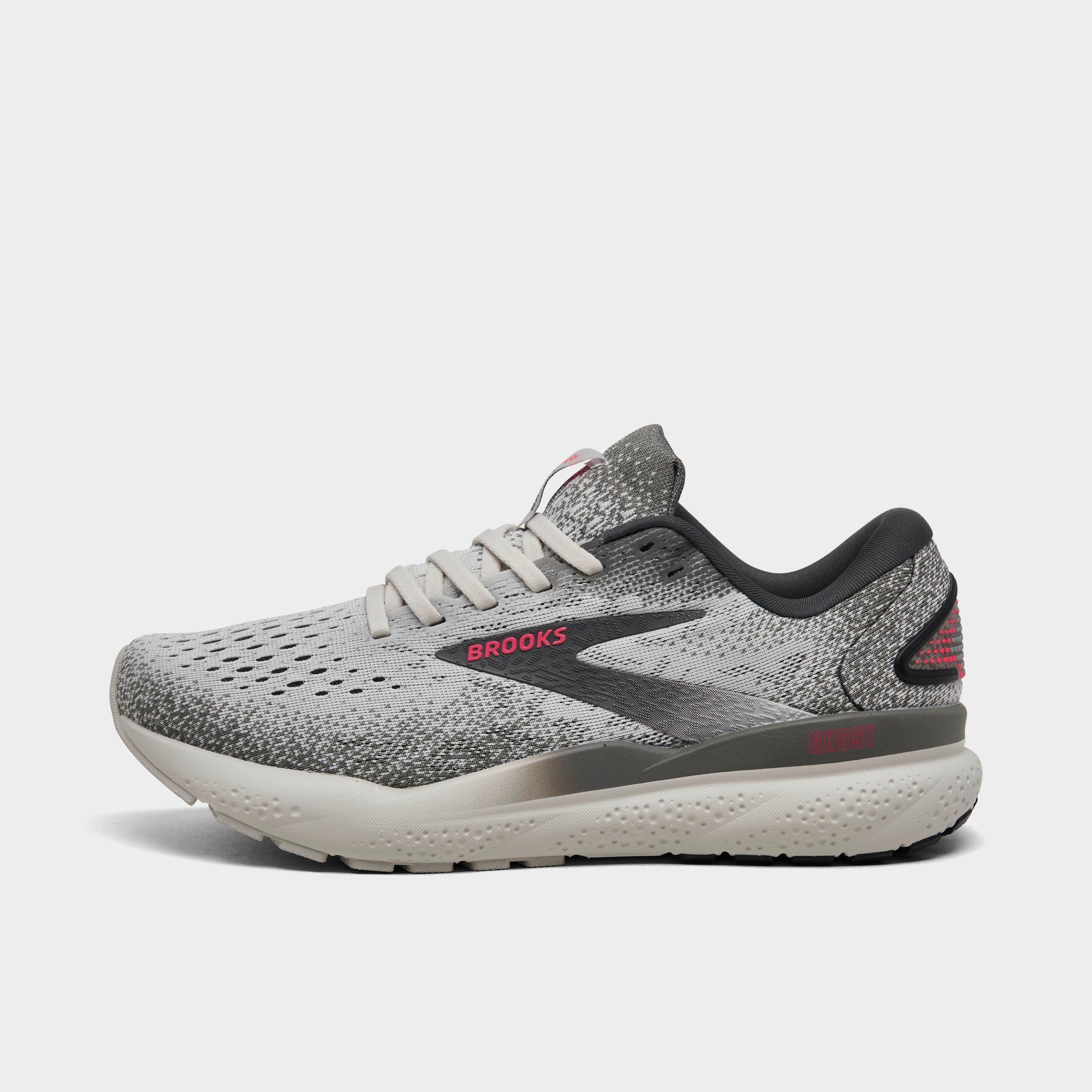 Brooks Women's Womens Ghost 16 Running Shoes in Grey/Gargoyle/Pink Size: 5.5