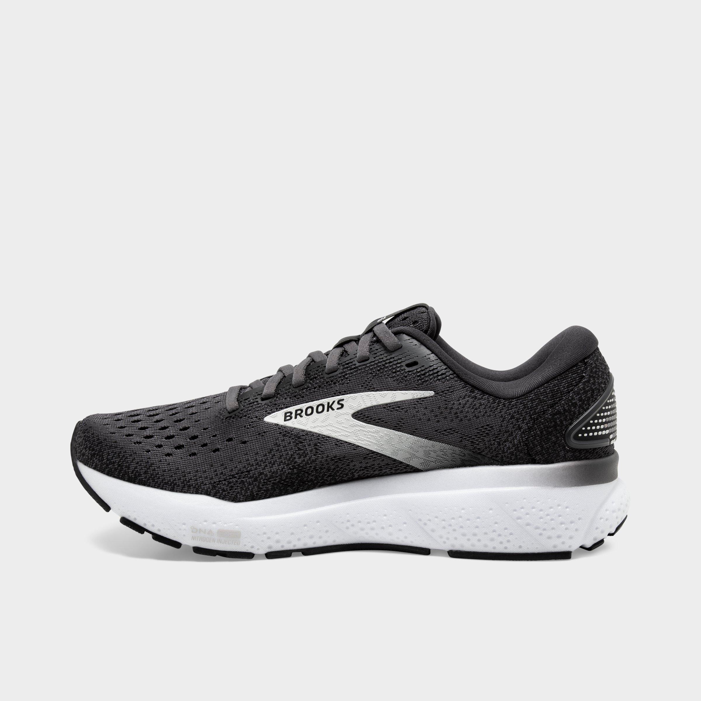 Brooks Women's Womens Ghost 16 Running Shoes in Black/Grey/White Size: 5.0