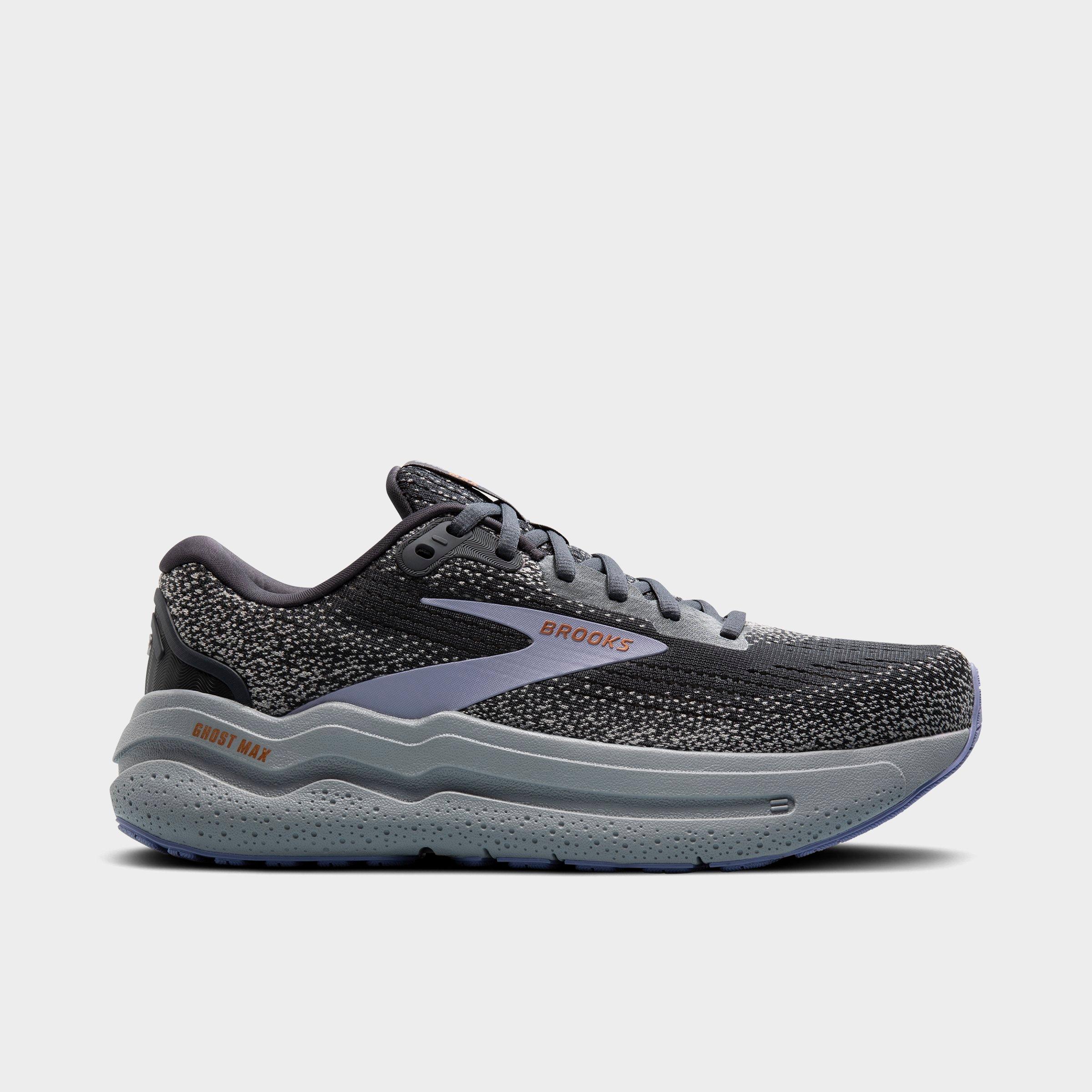 Brooks Women's Ghost Max 2 Running Shoes in Black/Purple/Grey/Ebony Size 7.5