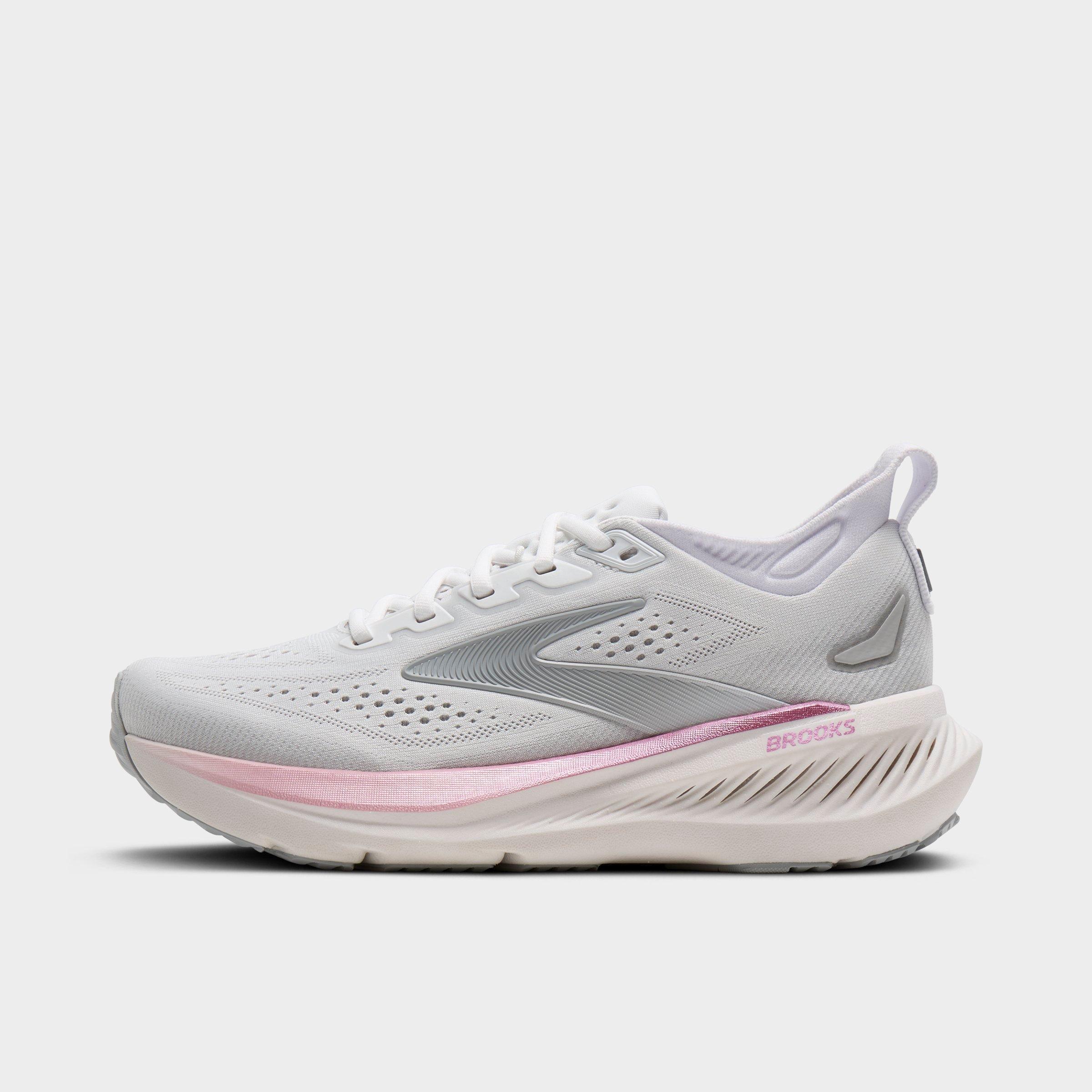 Brooks Women's Glycerin 23 Running Shoes in White/Harbor Mist/Metallic Size: 6.5