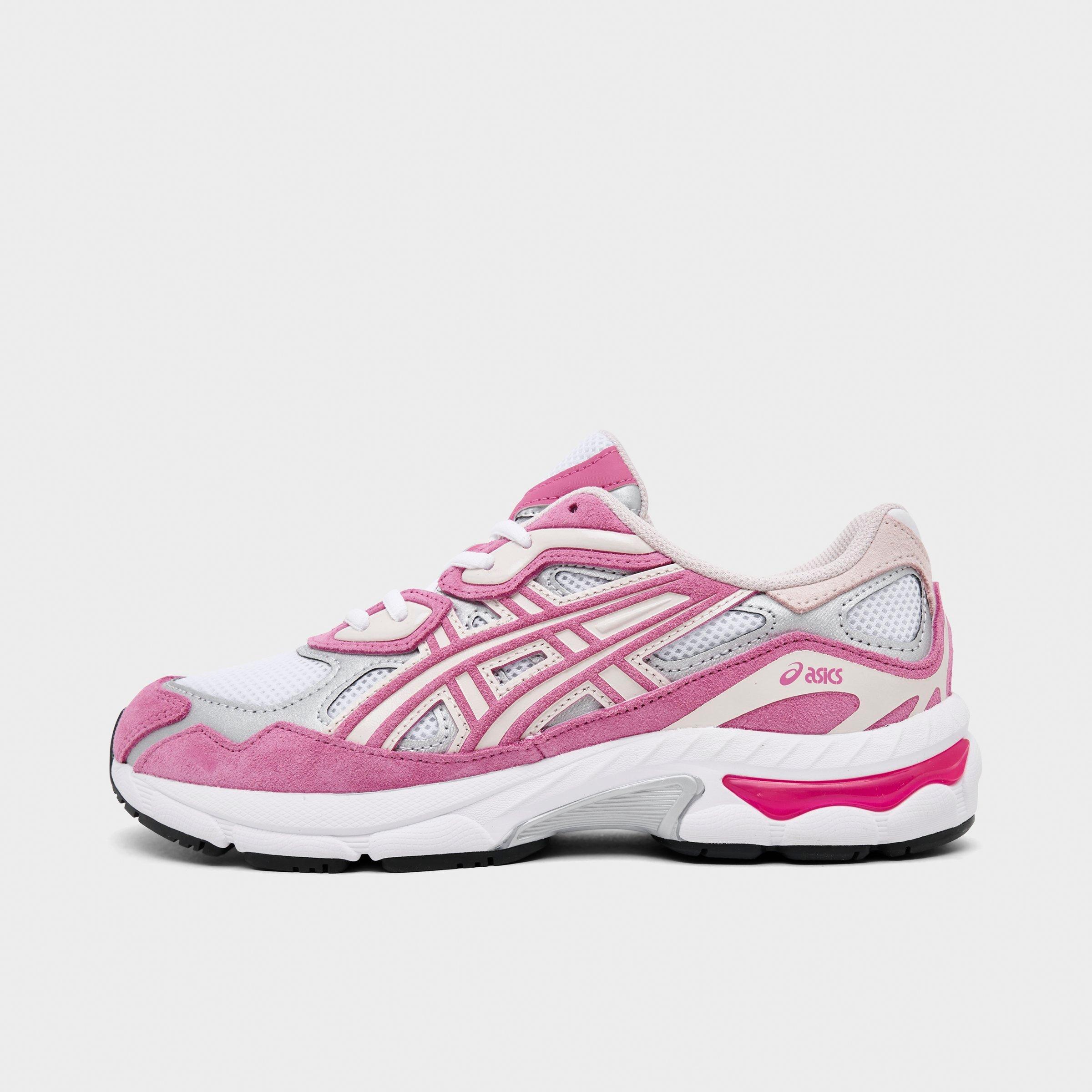 Big Kids ASICS GEL-NYC Casual Shoes in White/Pink Cloud Size: 4.0