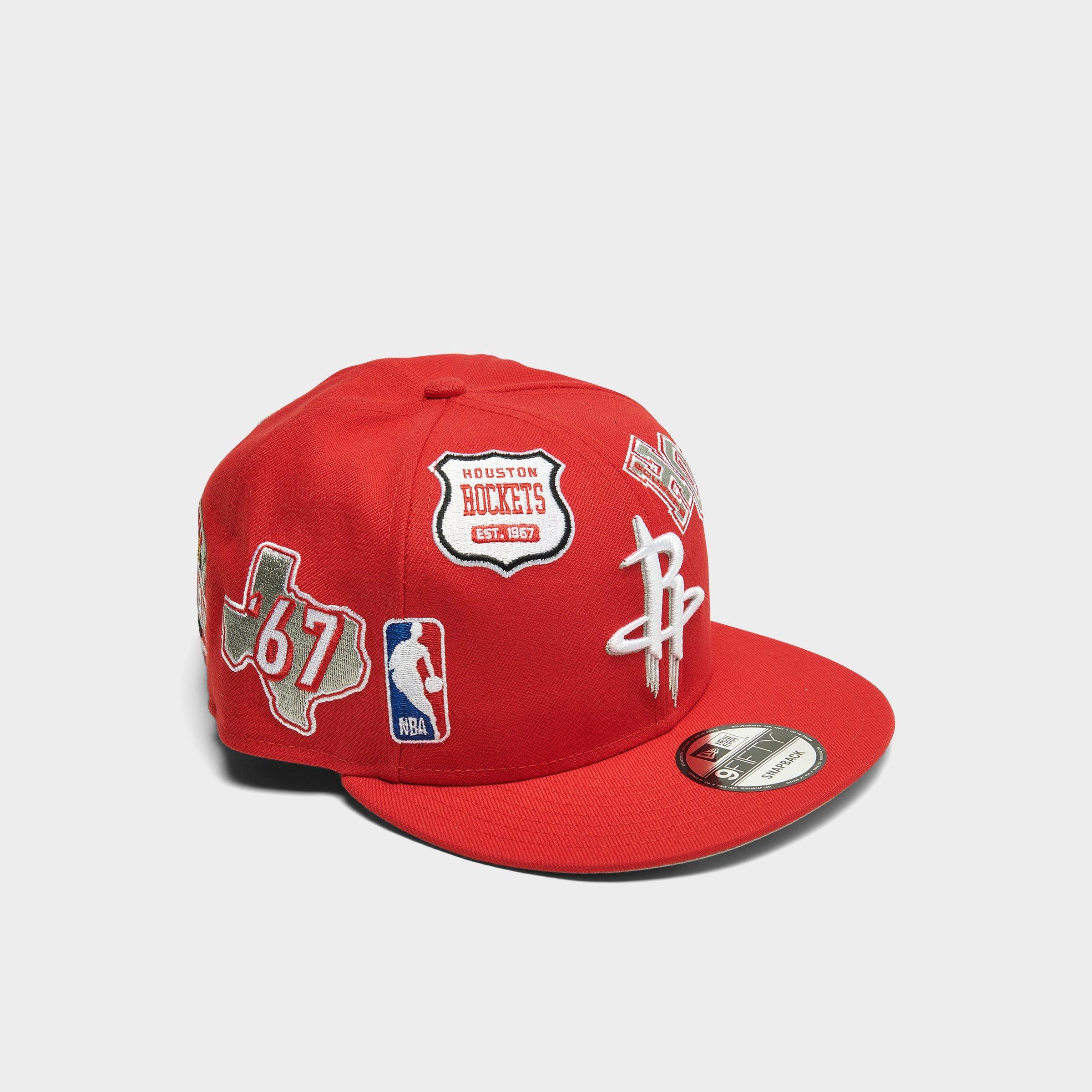 New Era Houston Rockets Basic 9FIFTY Snapback Cap - Red