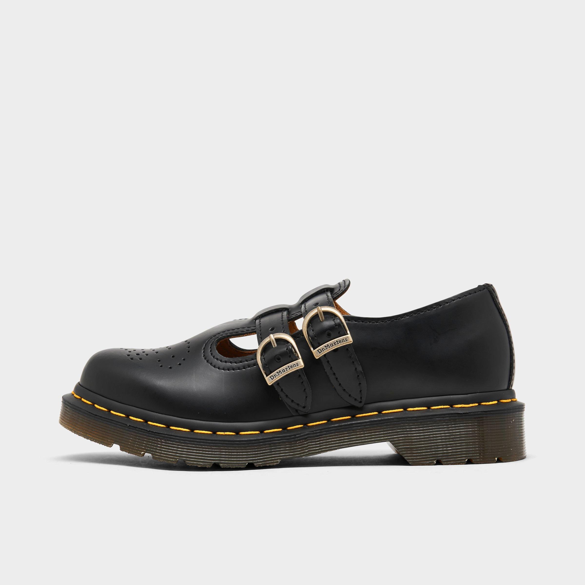 Dr. Martens Women's 8065 Mary Jane Smooth Leather Casual Shoes in Black Size: 8.0