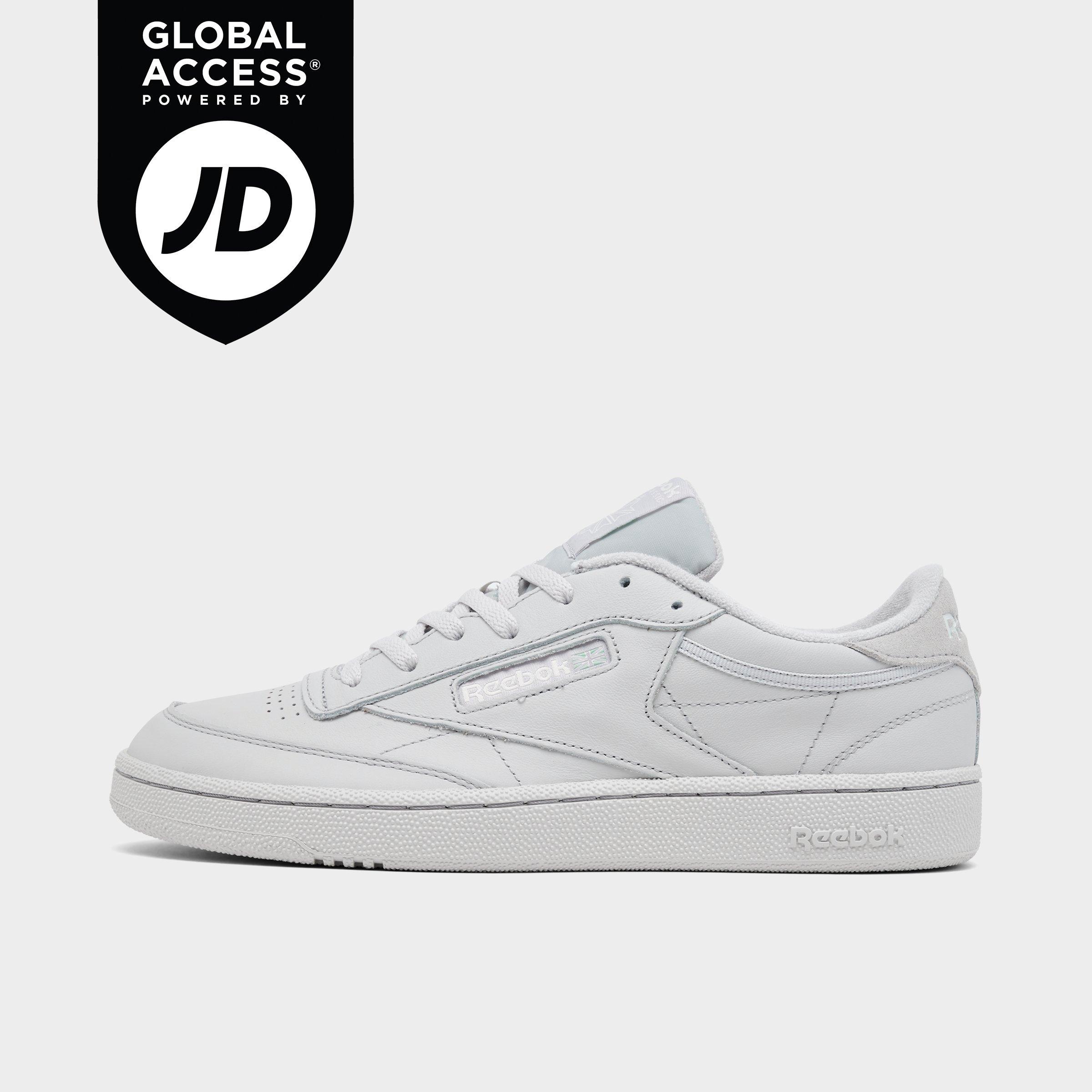 Reebok Men's Club C 85 Casual Shoes in White/White/Optimum Blue Size: 7.0