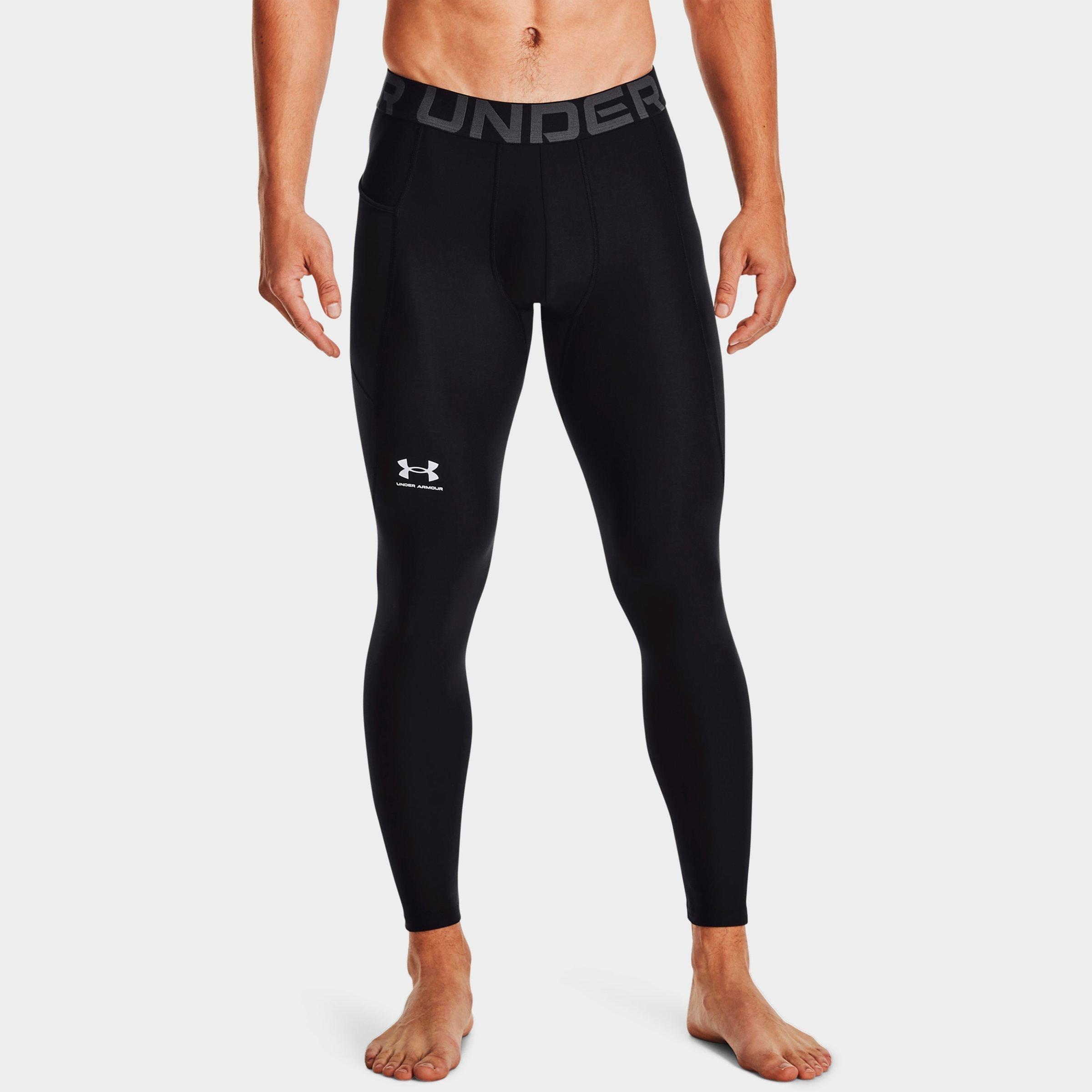 Under Armour Men's HeatGear Training Leggings in Black / / White Size: XS