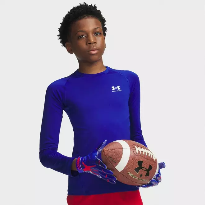 Boys' Big Kids' Under Armour HeatGear Armour Long-Sleeve Shirt