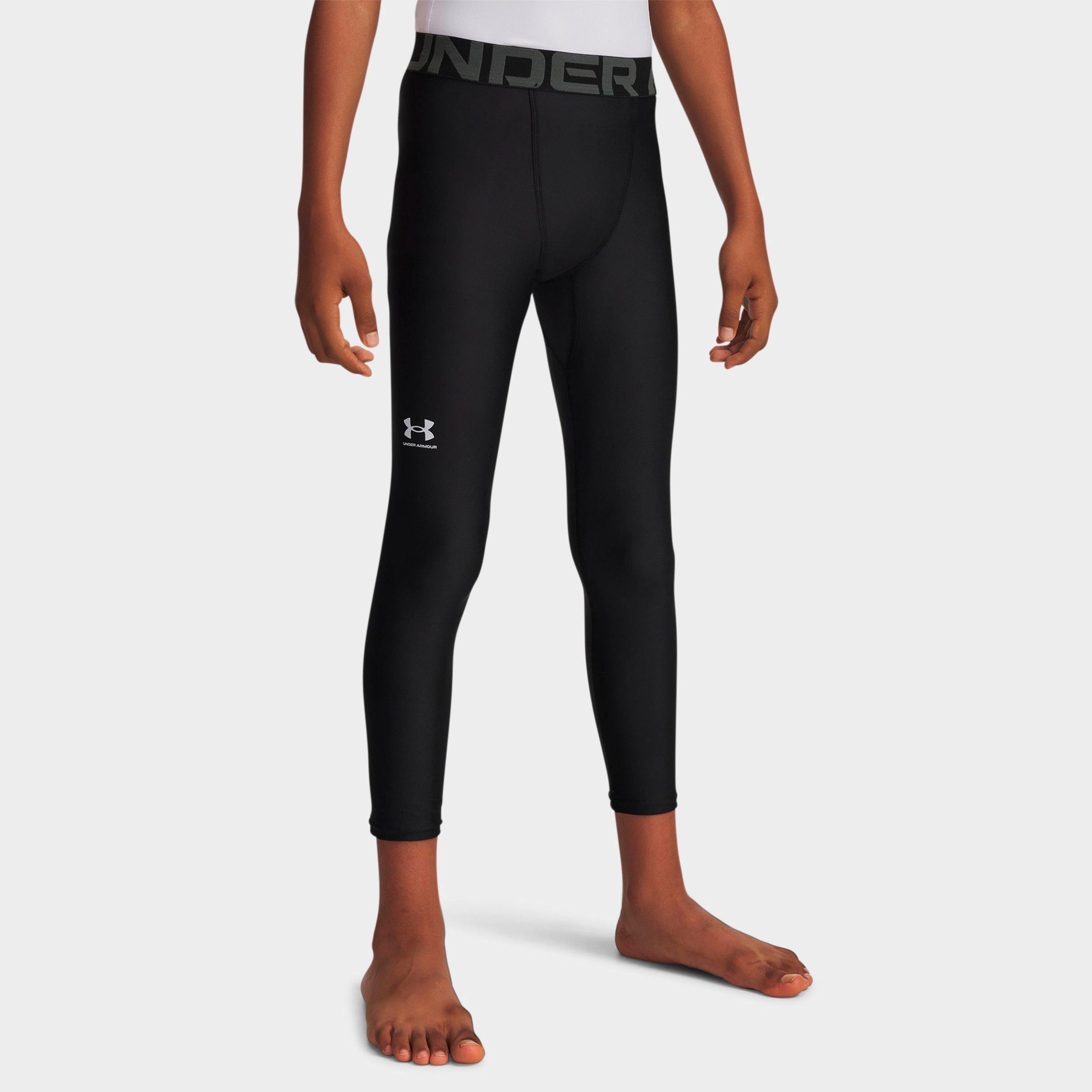 Under Armour Boys Big Kids Heatgear Armour Leggings In Black