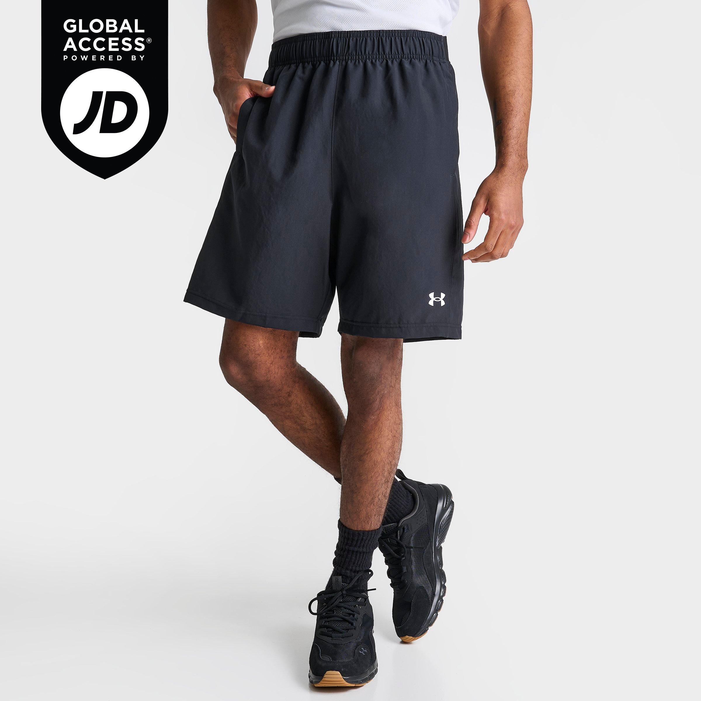 Under Armour Men's Halfback Shorts in Black/Black Size Small