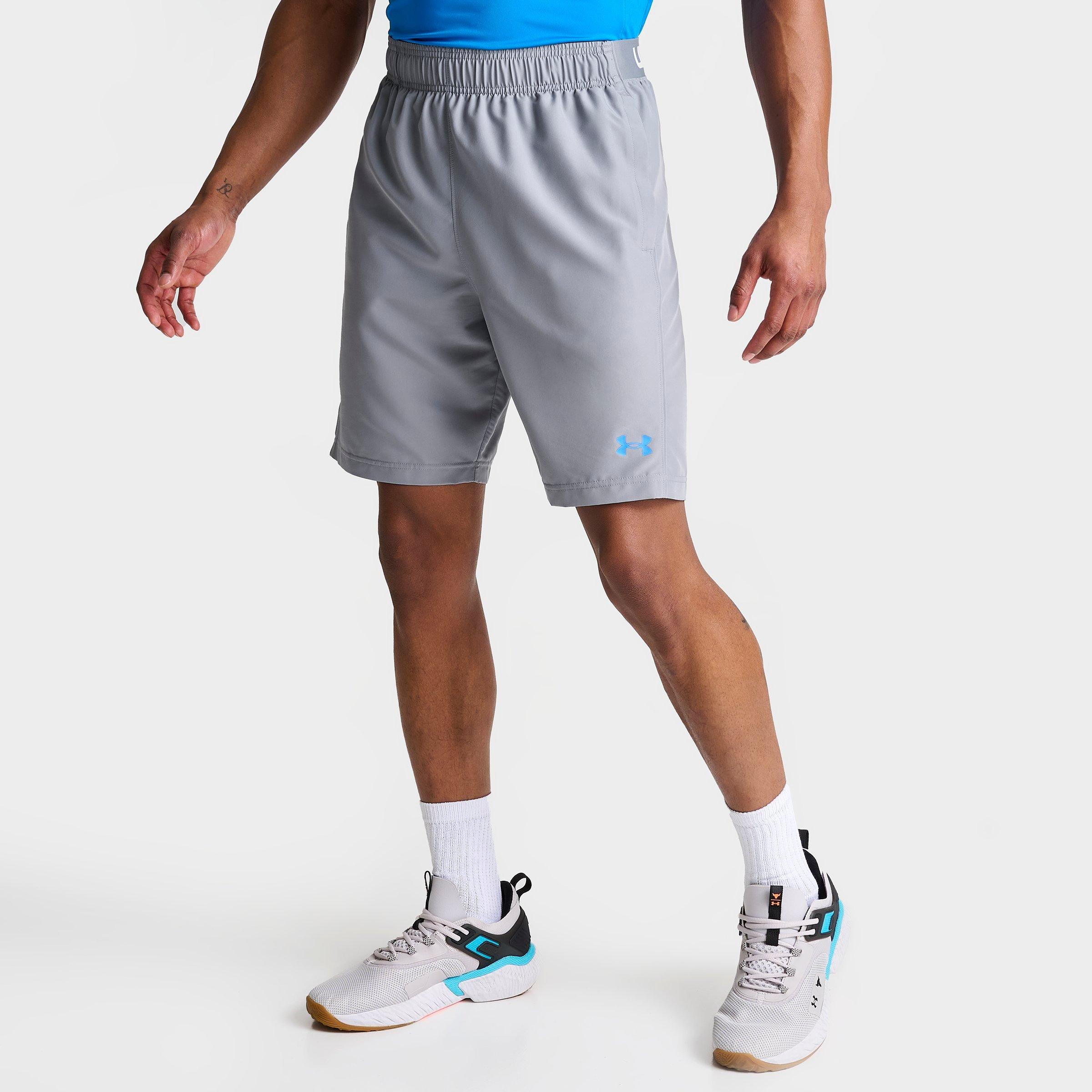 Under Armour Men's Halfback Shorts In Steel/capri