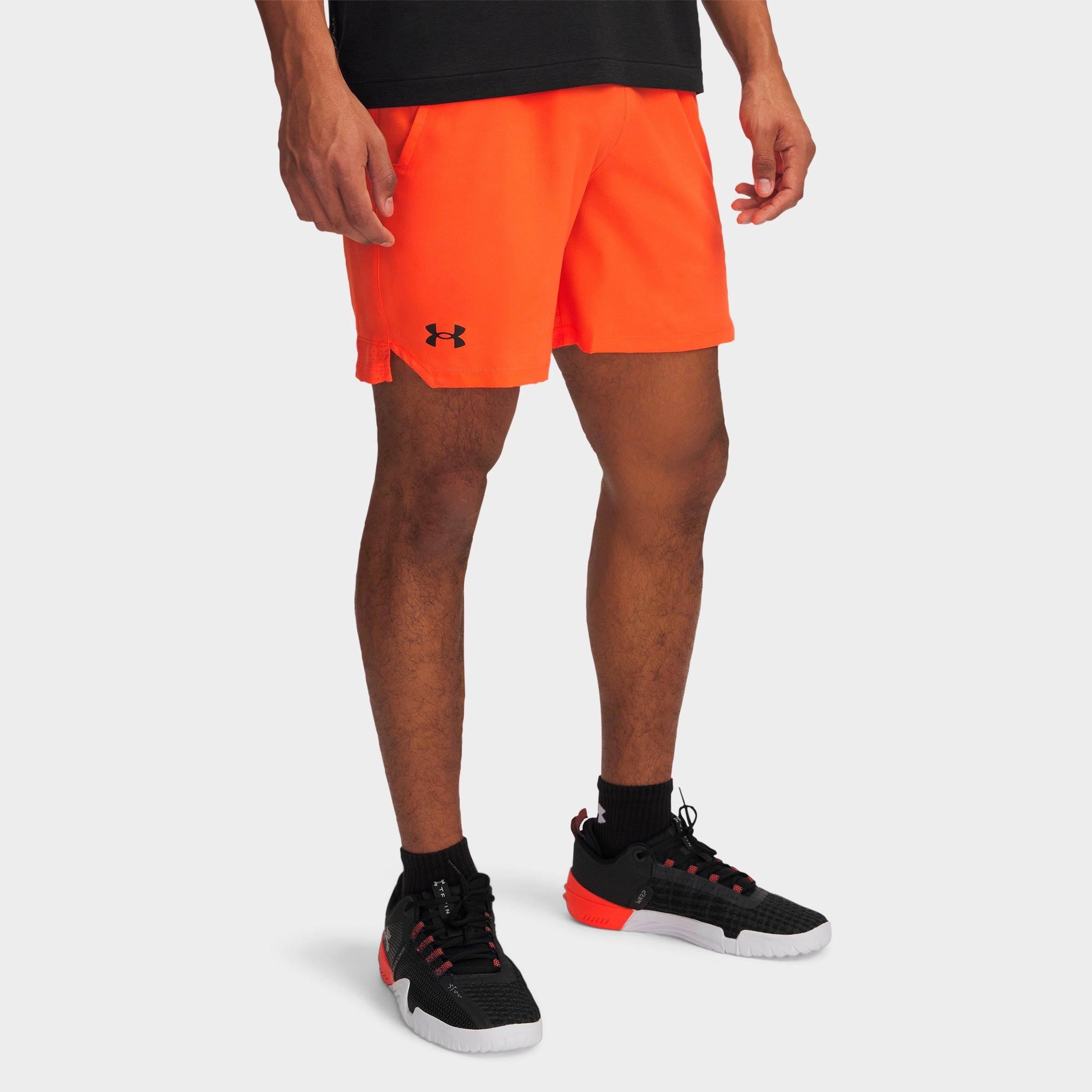 Under Armour Men's Vanish 6" Woven Shorts in Fire/Black Size: XS