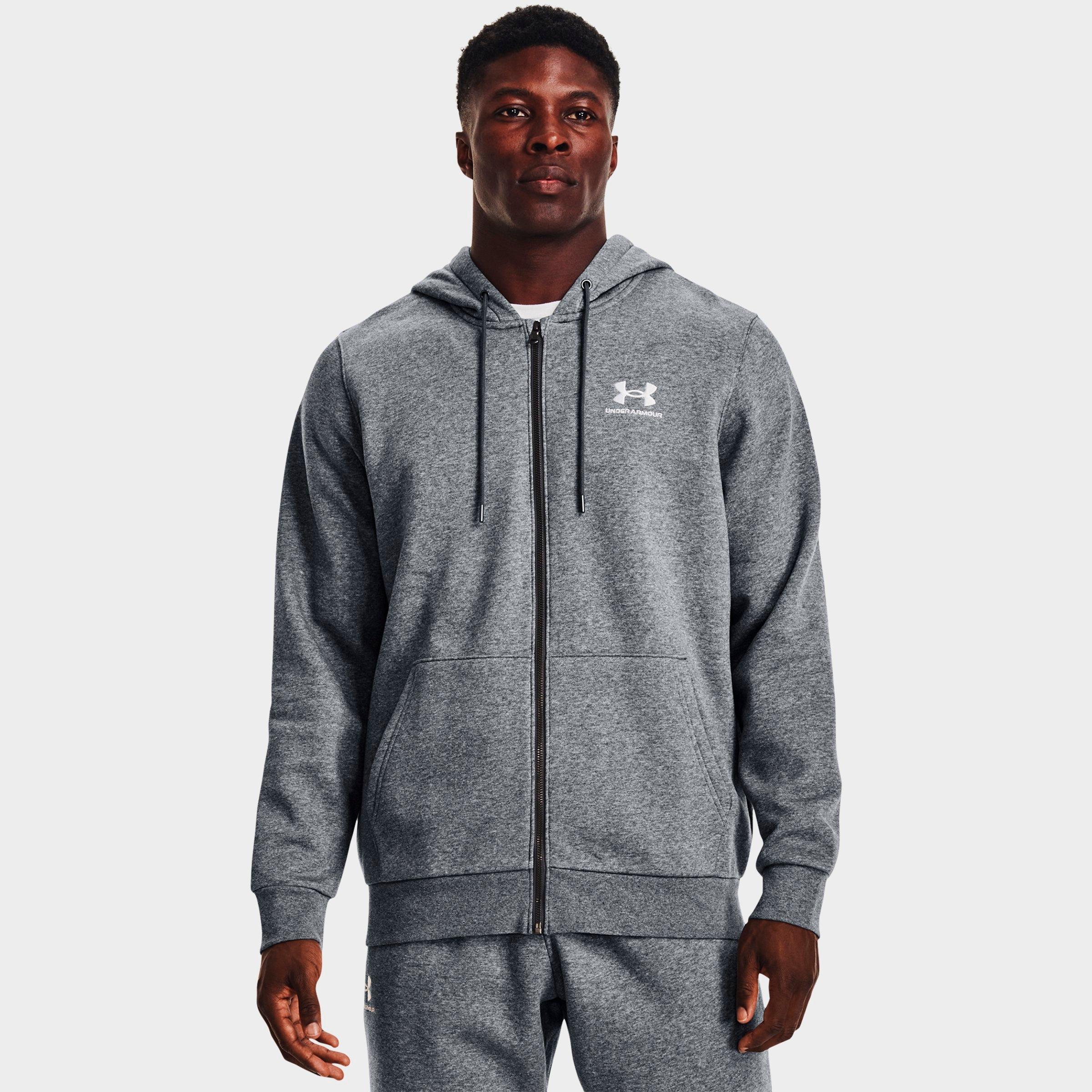 Under Armour Men's Icon Fleece Full-zip Hoodie In Gray
