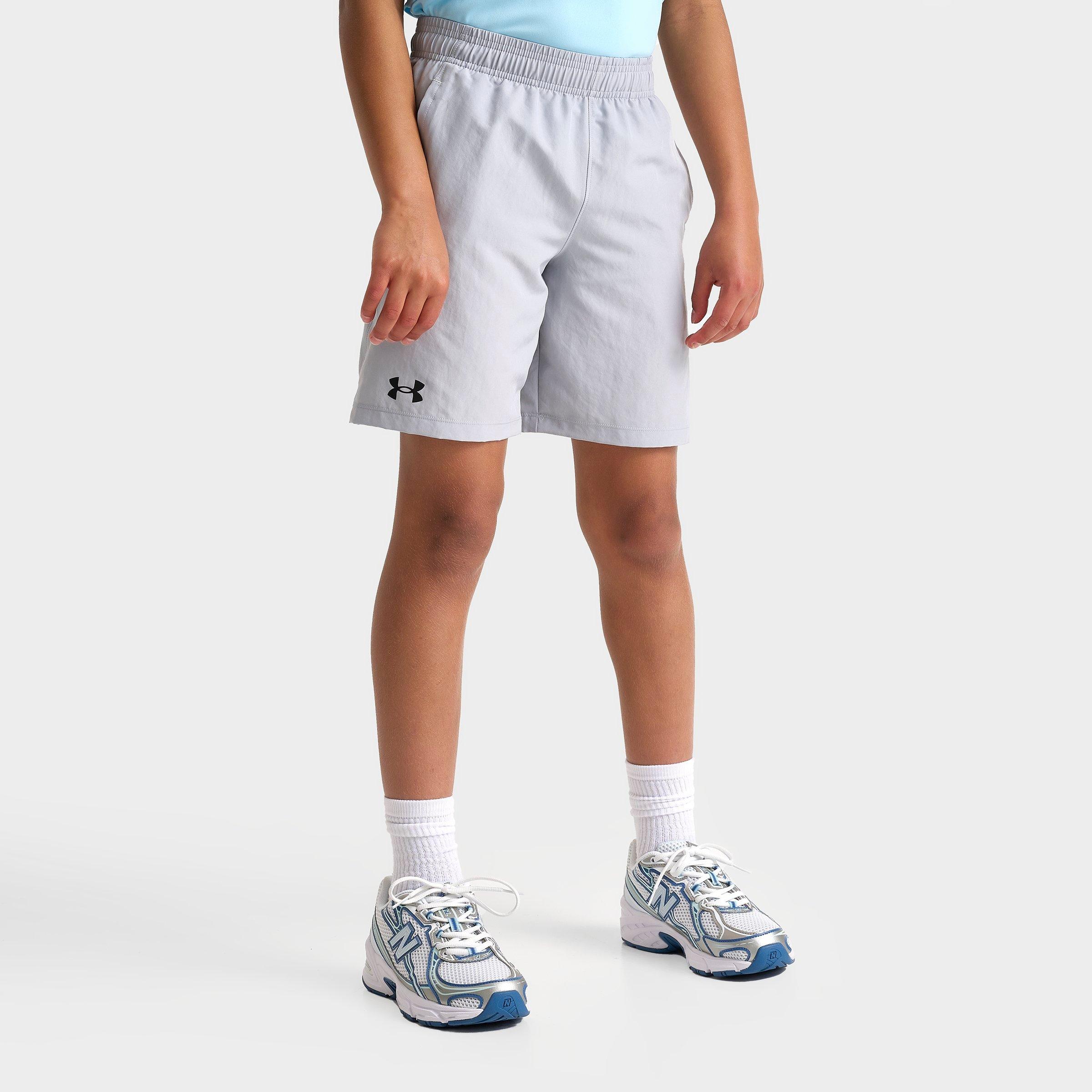 Under Armour Big Kids Woven Shorts in Mod Gray Size: Small