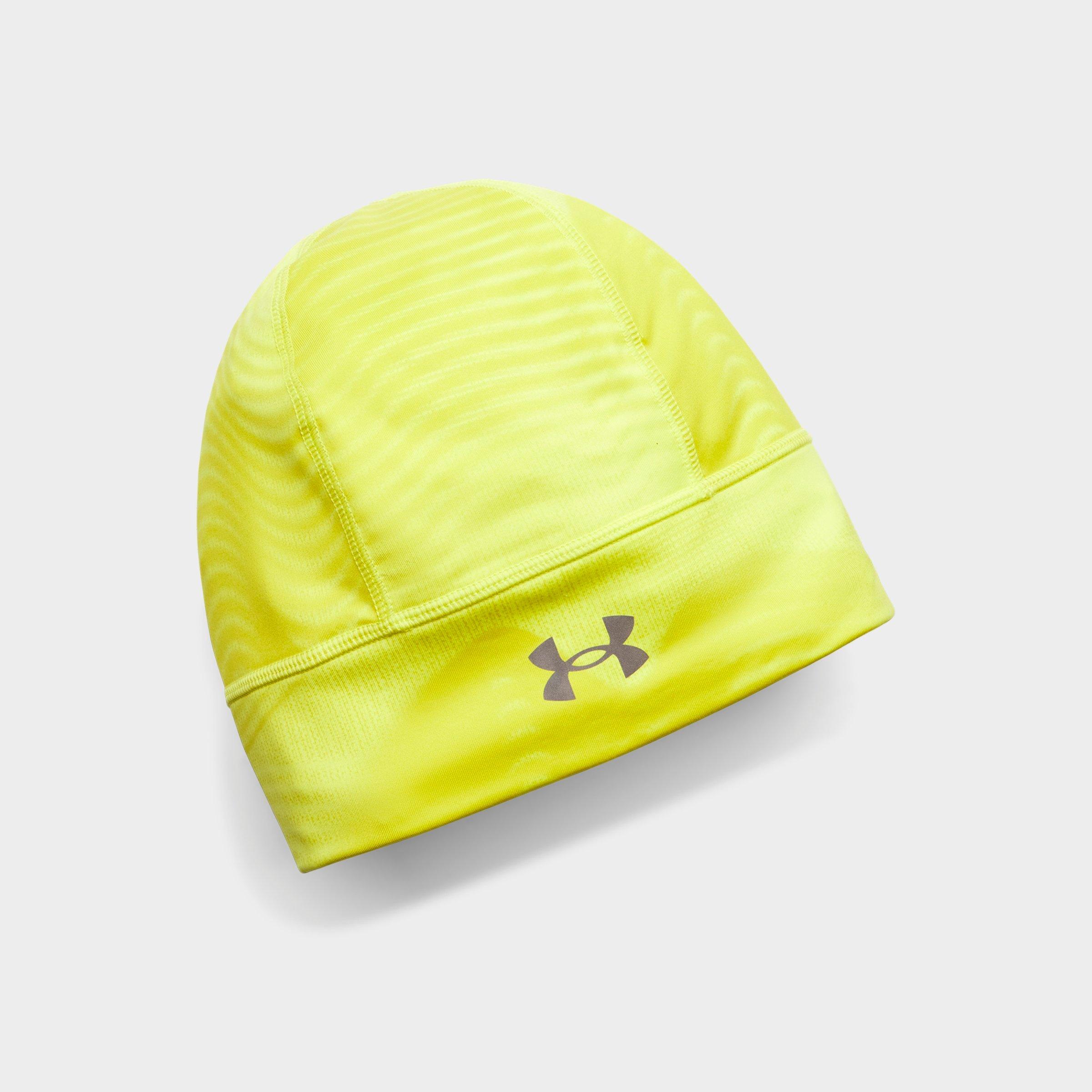 Under Armour Velociti Storm Beanie Hat in Flash Light/Black Reflective