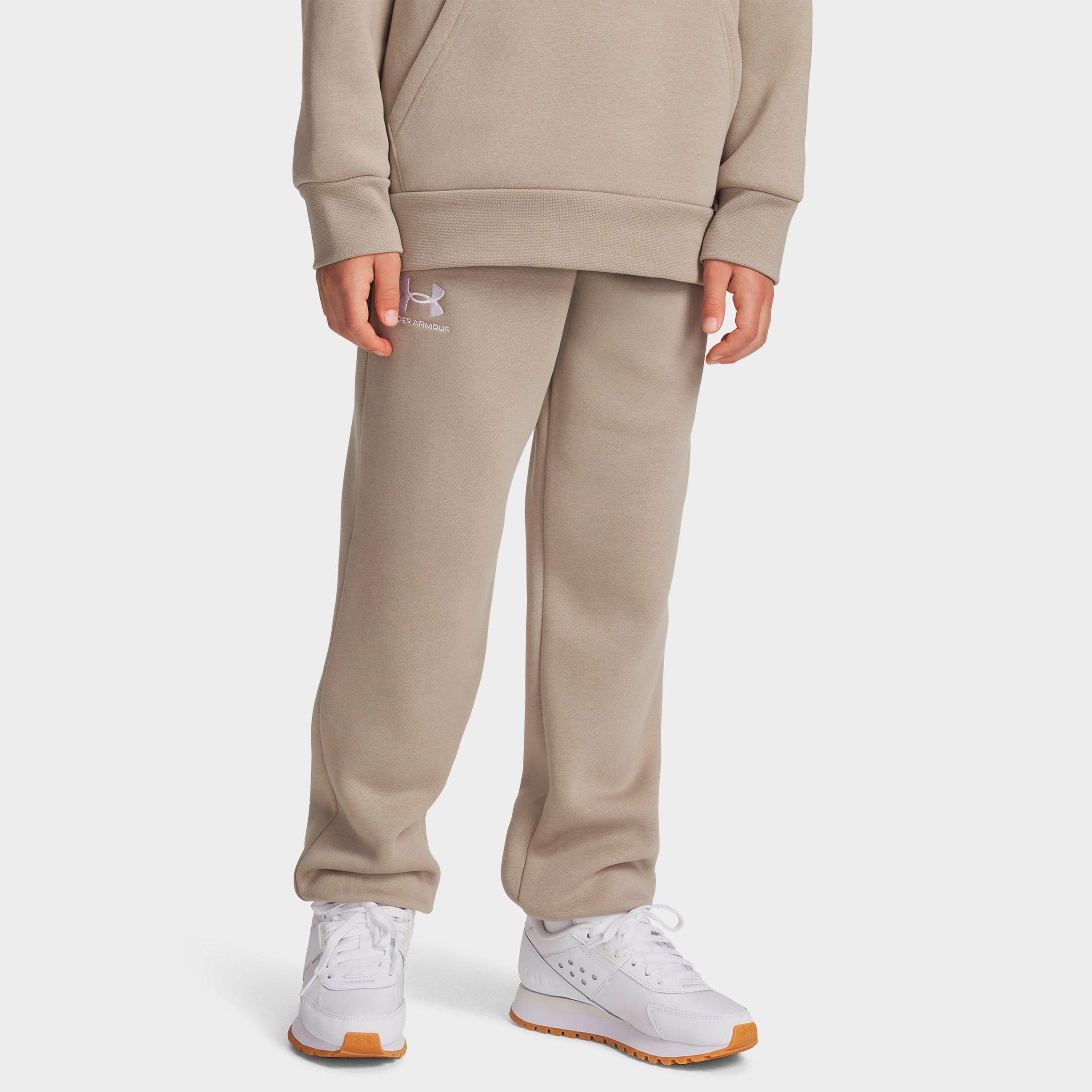 Under Armour Boys Big Kids Icon Fleece Jogger Pants In Brown