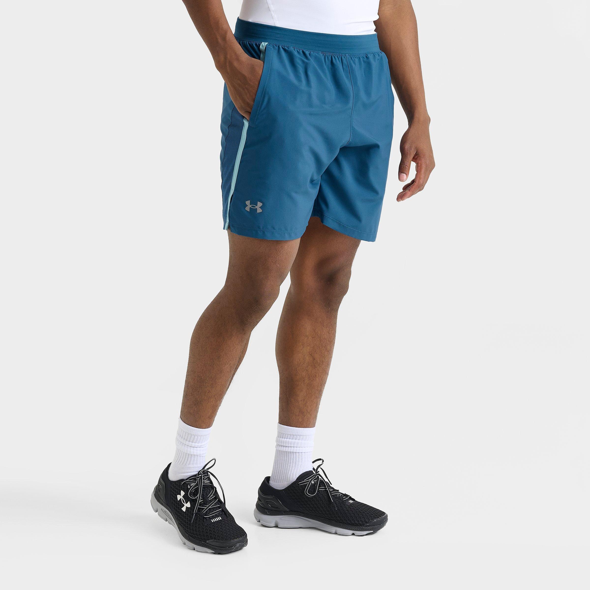 Under Armour Men's Launch 7" Running Shorts in Wham Blue/Blue Haze/Reflective Size: Small