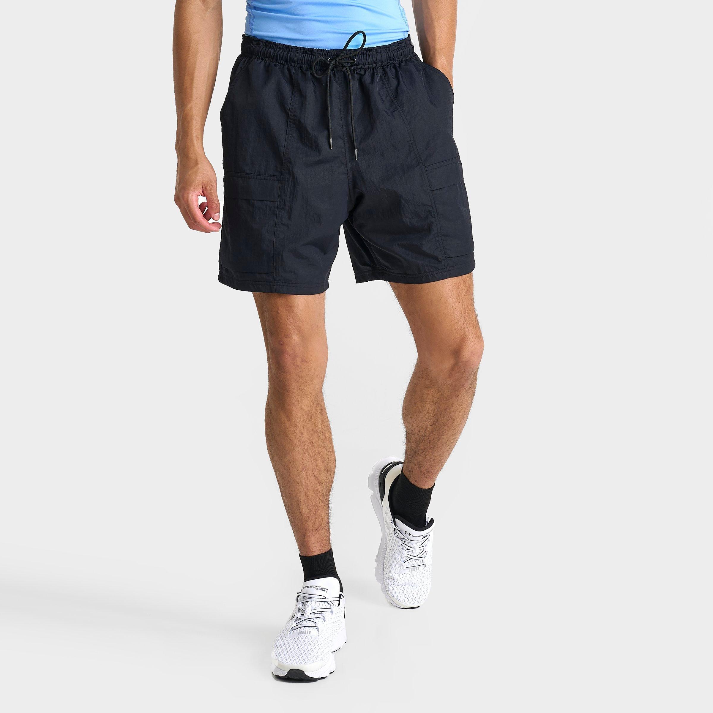 Under Armour Men's UA Icon Volley Cargo Shorts in Black/Castlerock/White Size: Small