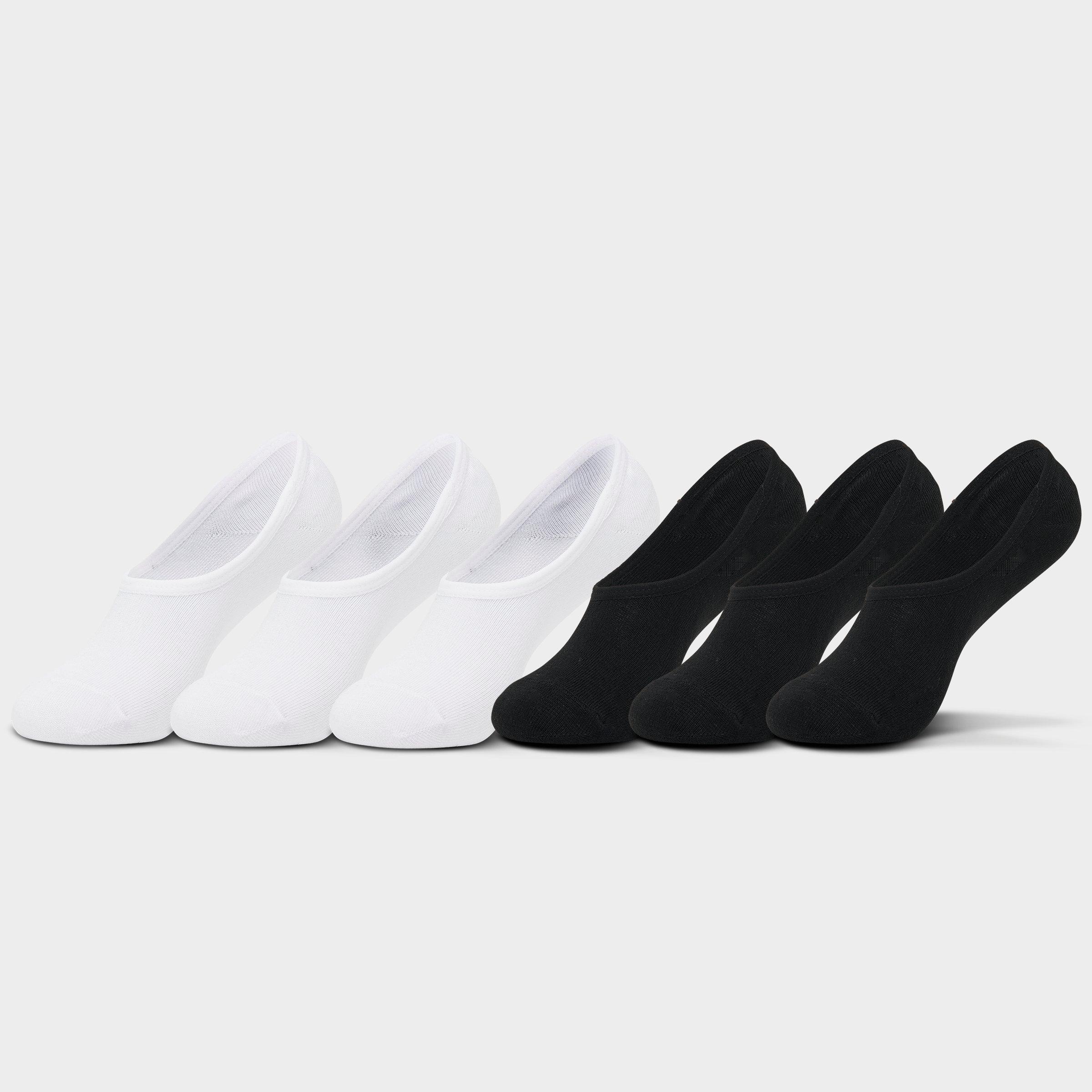 Sof Sole Implus Women's Sonneti Footie Socks (6-pack) In White/black
