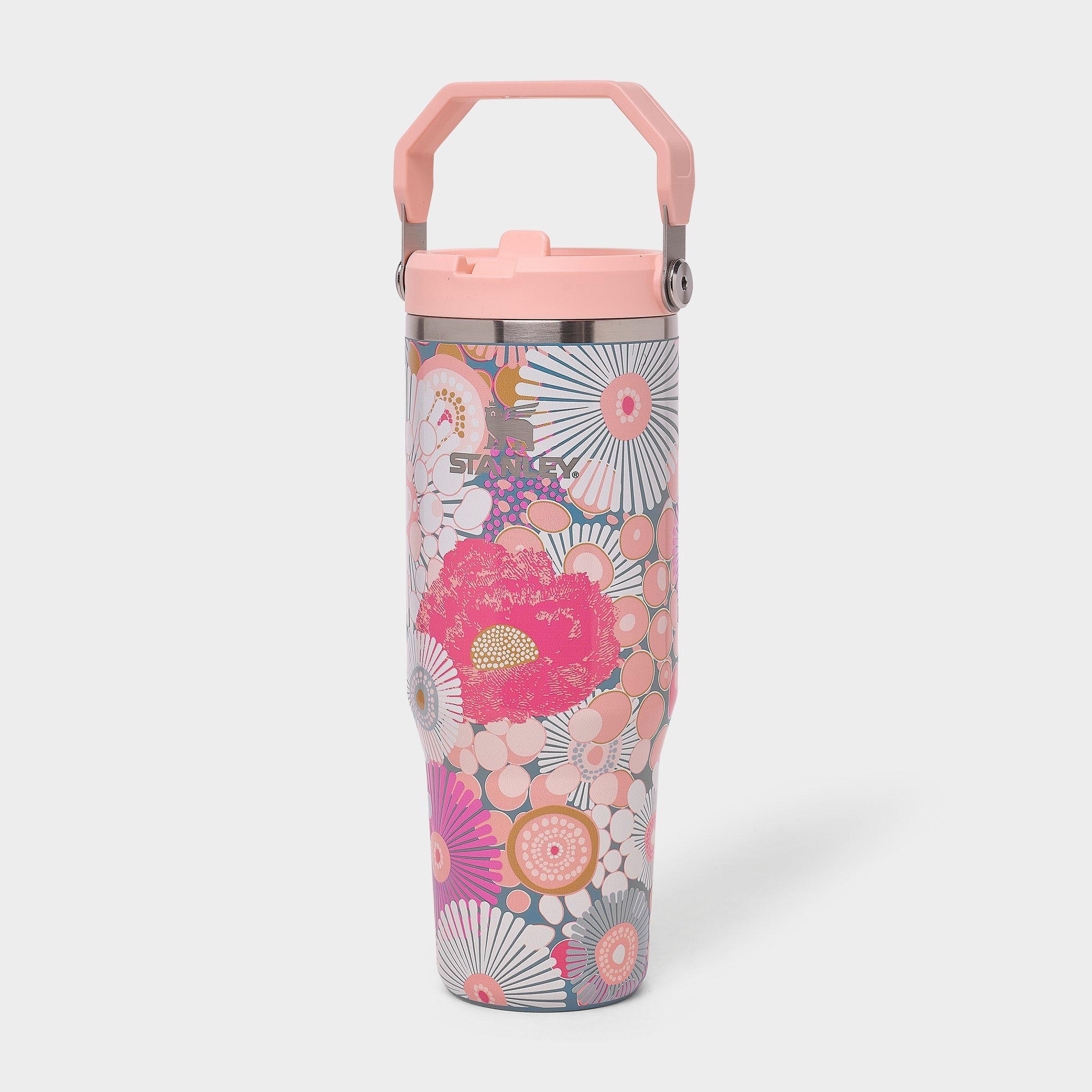 Stanley IceFlow Flip Straw Tumbler (30 oz) in Sorbet Wildflower