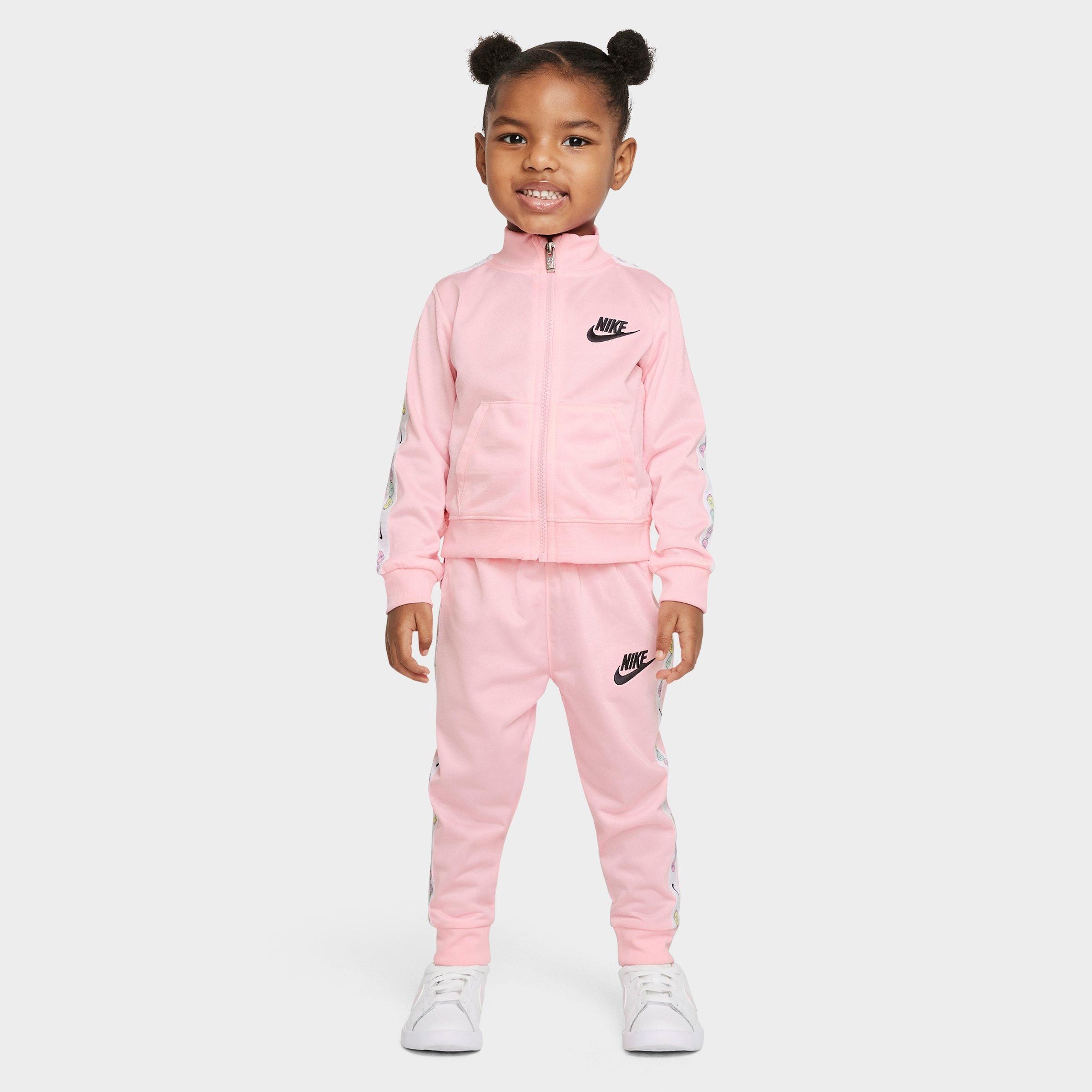 Nike Babies' Girls' Infant Swoosh Love Tricot Track Jacket And Jogger ...