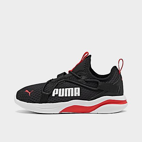 Puma Babies'  Boys' Toddler Softride Rift Color Pop Slip-on Training Shoes In  Black/red