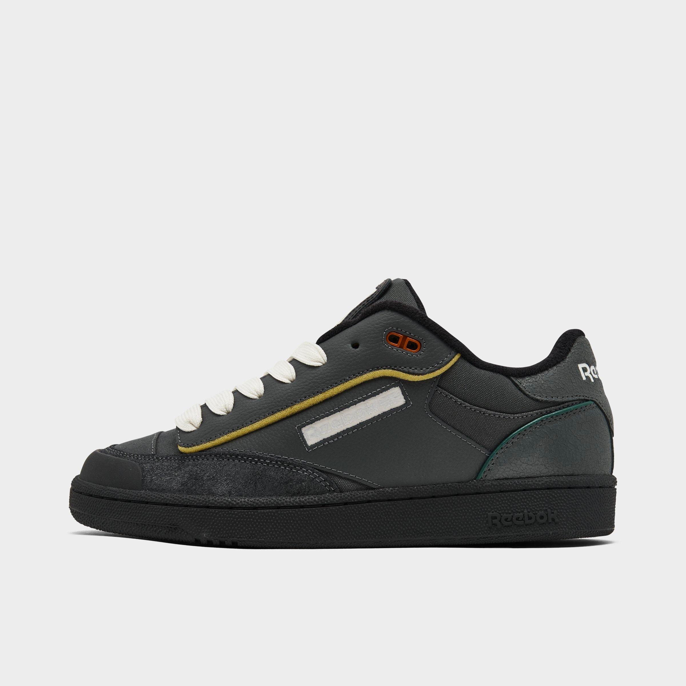 Reebok Men's Club C Bulc Casual Shoes in Grey/Grey/Black Size: 7.5