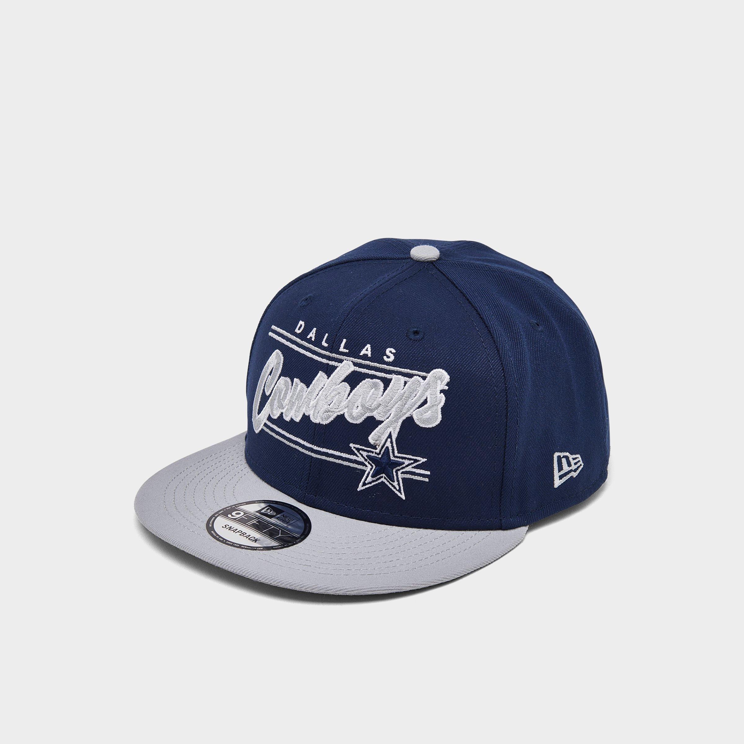 New Era Dallas Cowboys 9Fifty Script Navy Adjustable Snapback Hat Cap