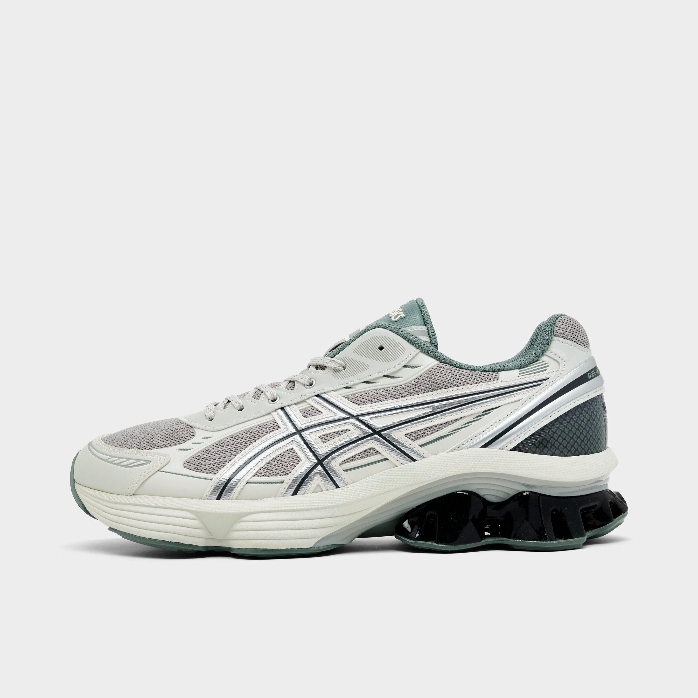 Asics Men's GEL-Kinetic Fluent Casual Shoes in Green/Grey/Seal Grey Size 13 Leather