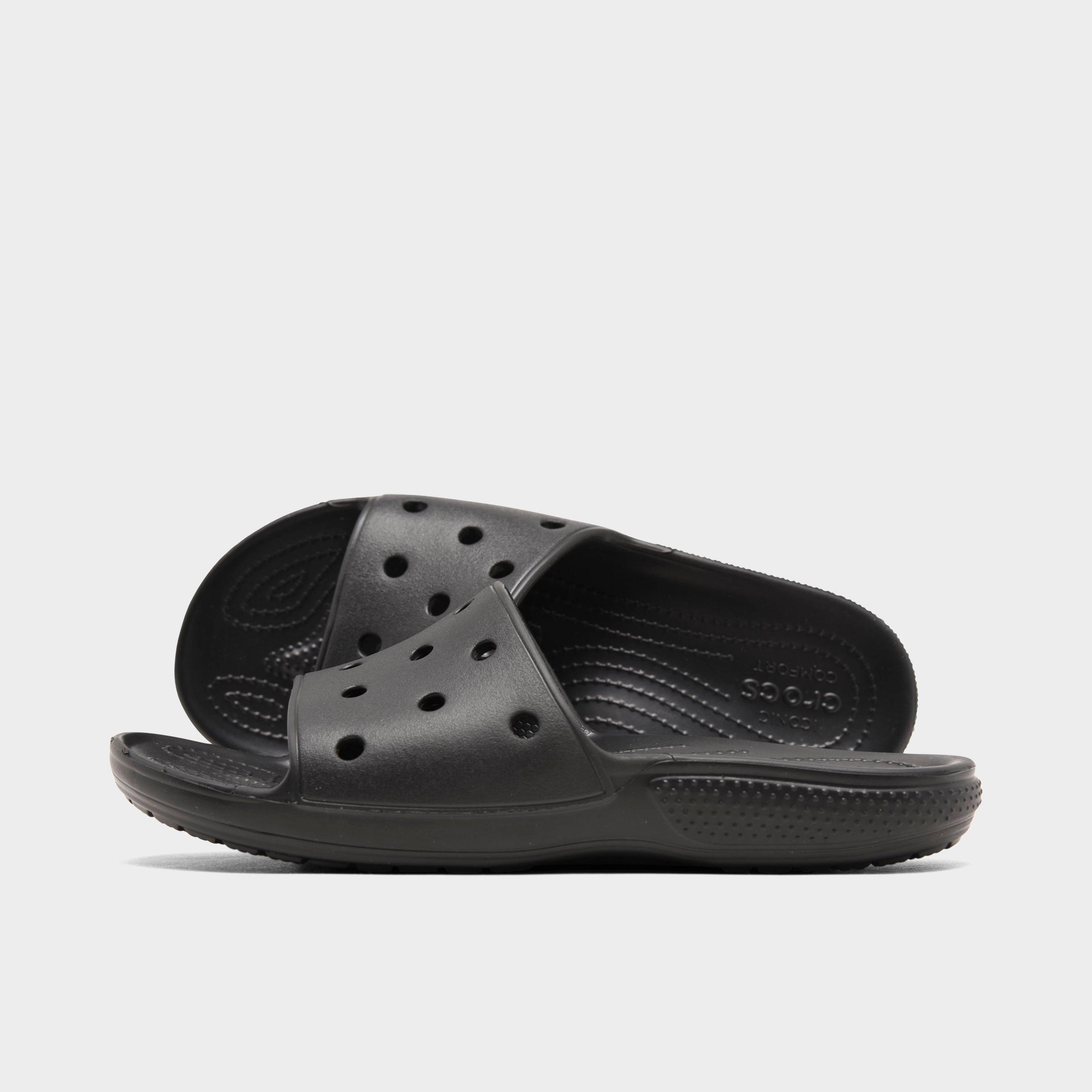 Crocs Classic Slide Sandals in Black Size: 4.0