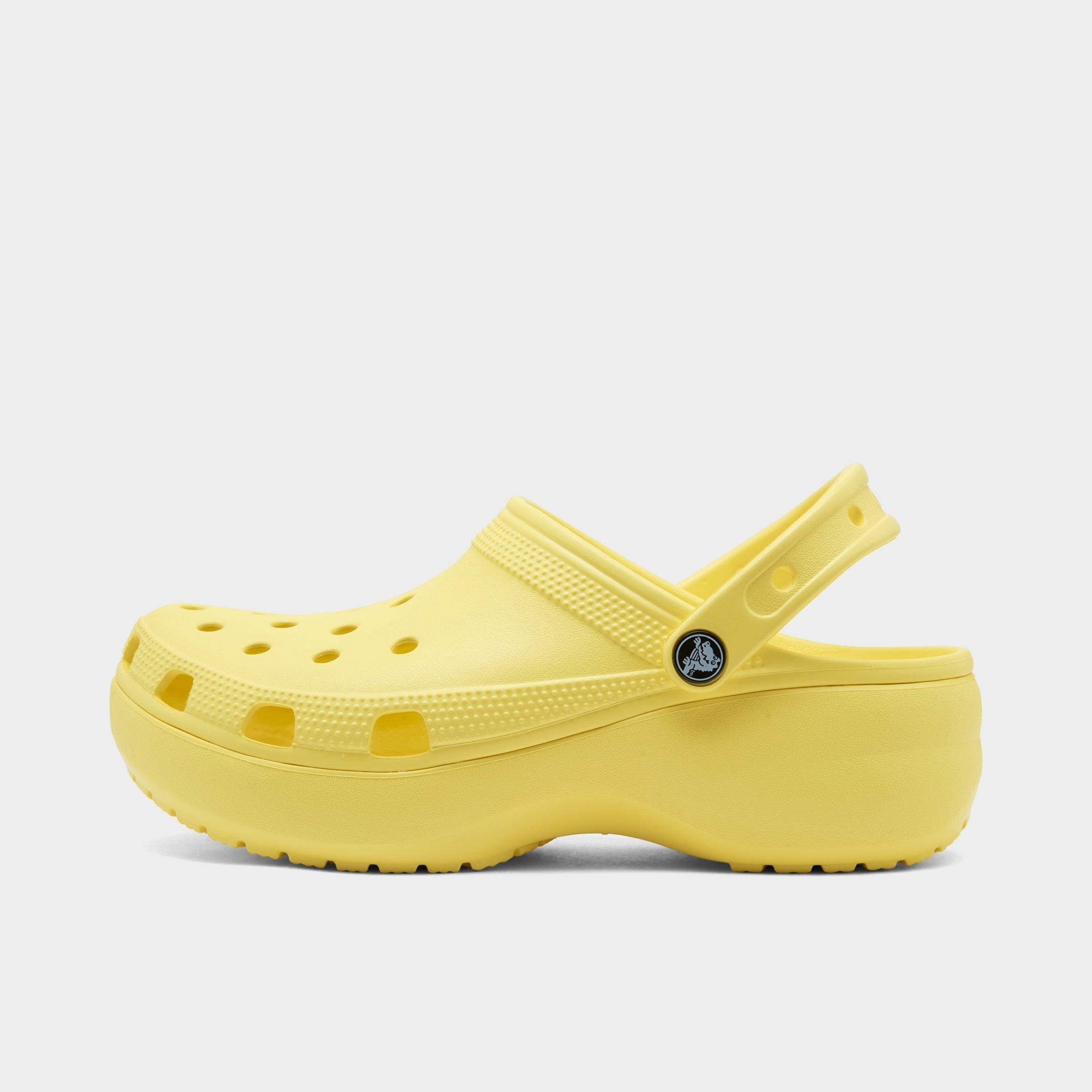 yellow crocs platform