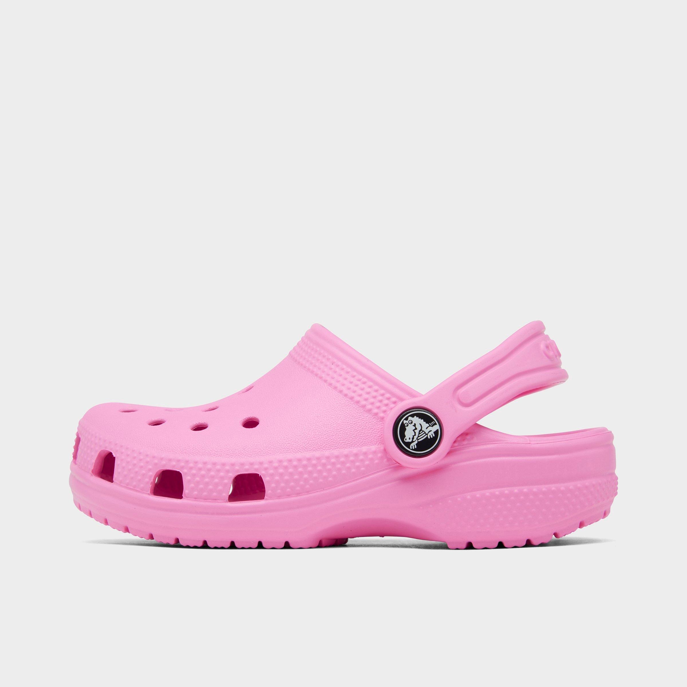 Crocs Kids Toddler Classic Clog Shoes in Taffy Pink Size: 4.0