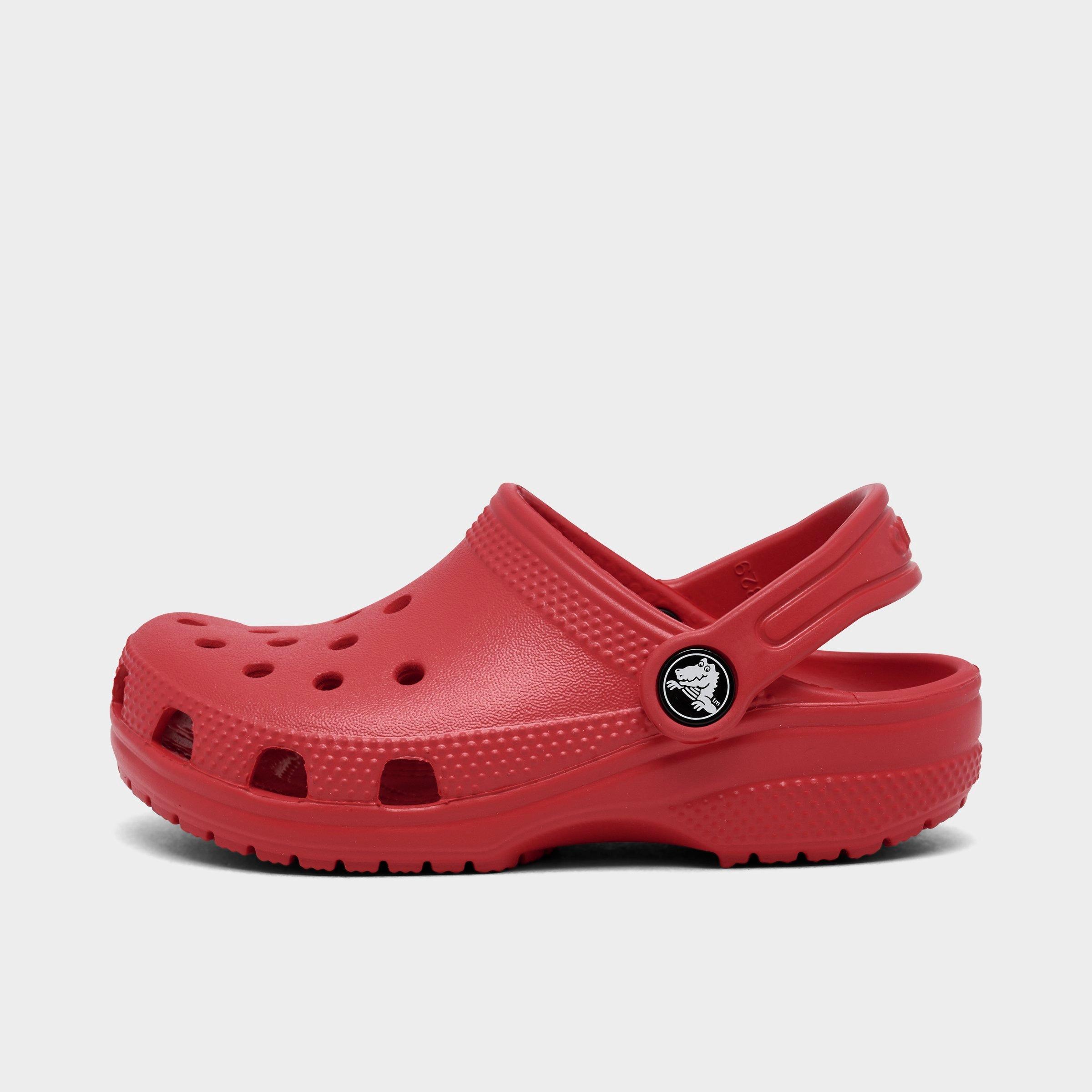 Crocs Kids Toddler Classic Clog Shoes in Varsity Red Size: 4.0