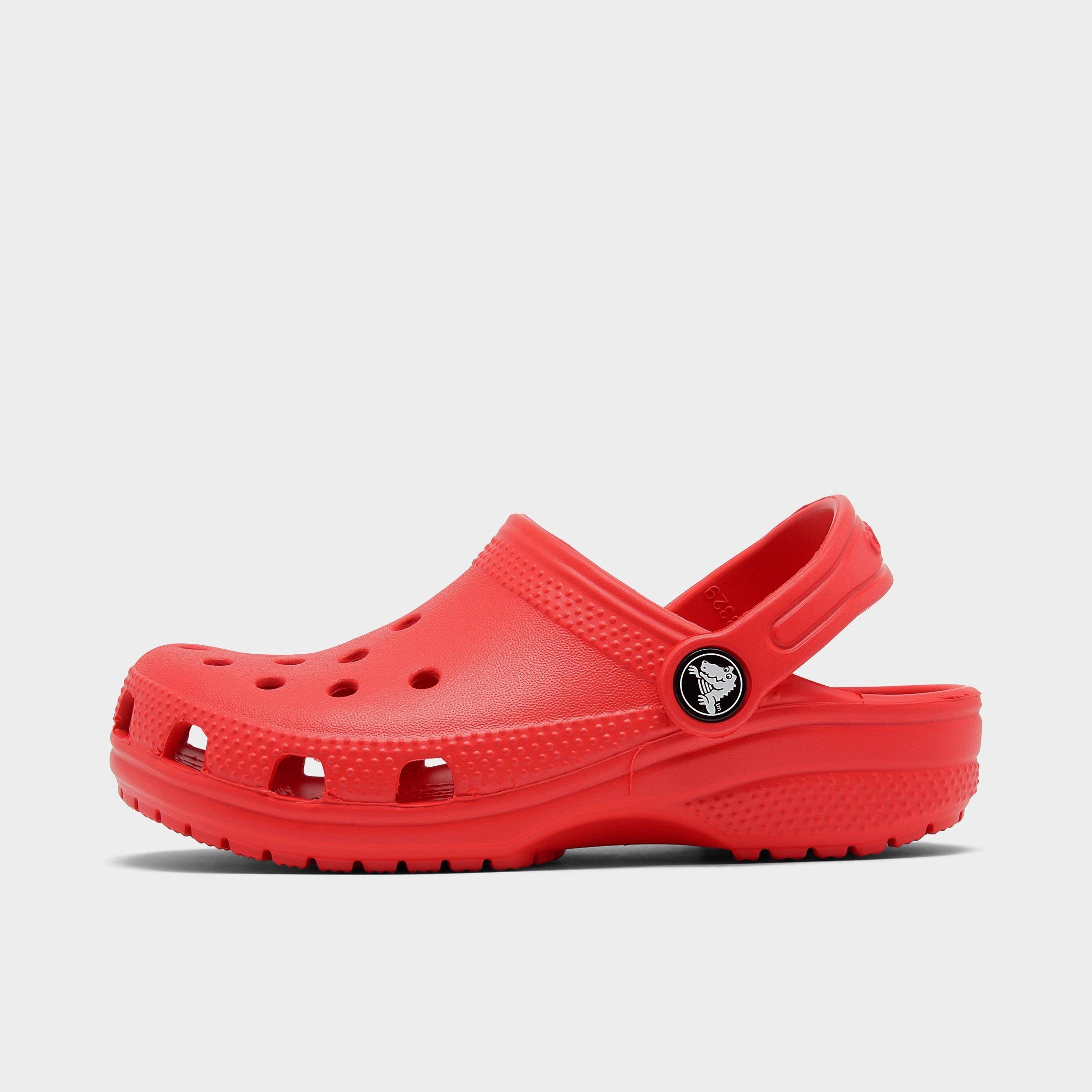 Shop Crocs Kids' Toddler Classic Clog Shoes In Varsity Red