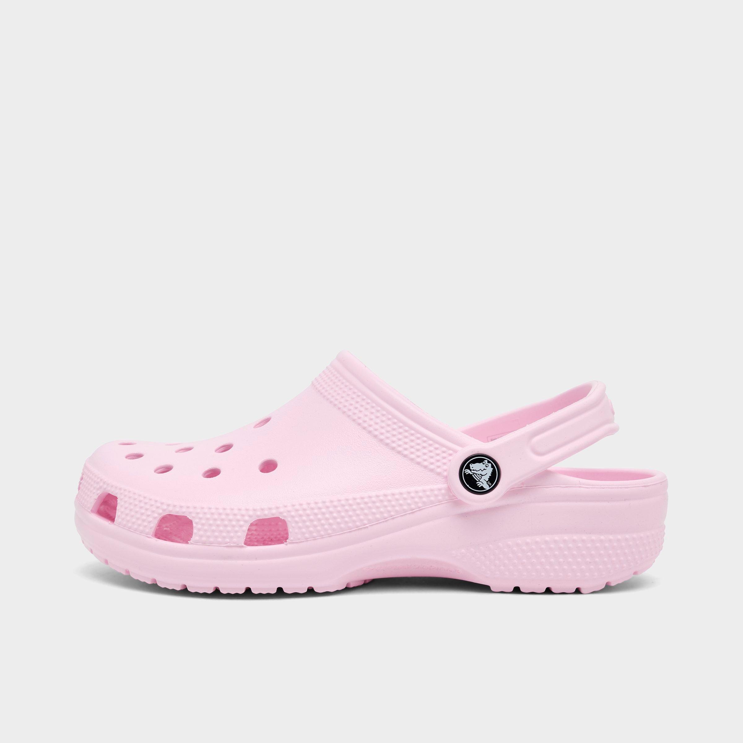 Crocs Big Kids Classic Clog Shoes in Pink Milk Size: 4.0