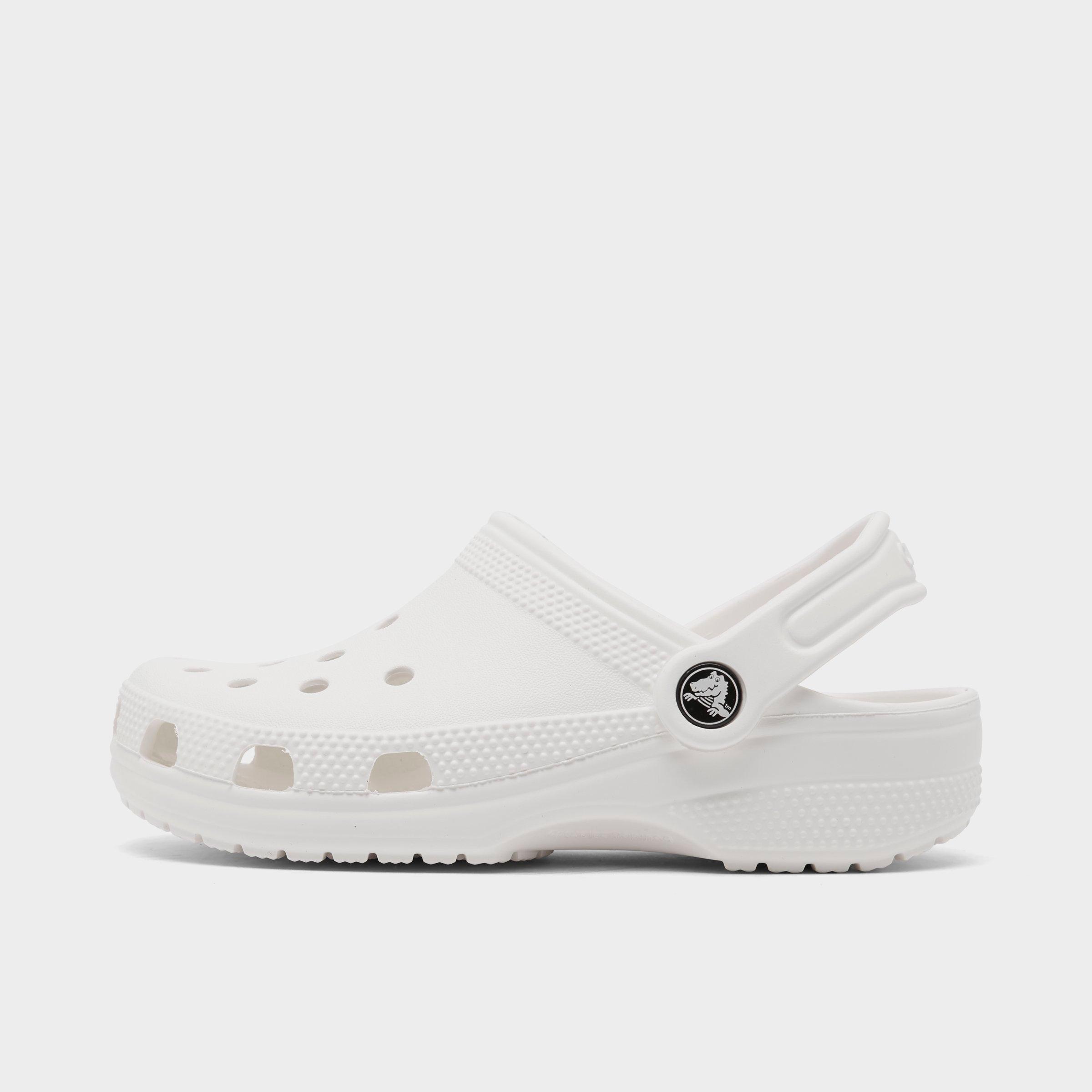 Shop Crocs Little Kids' Classic Clog Shoes In White