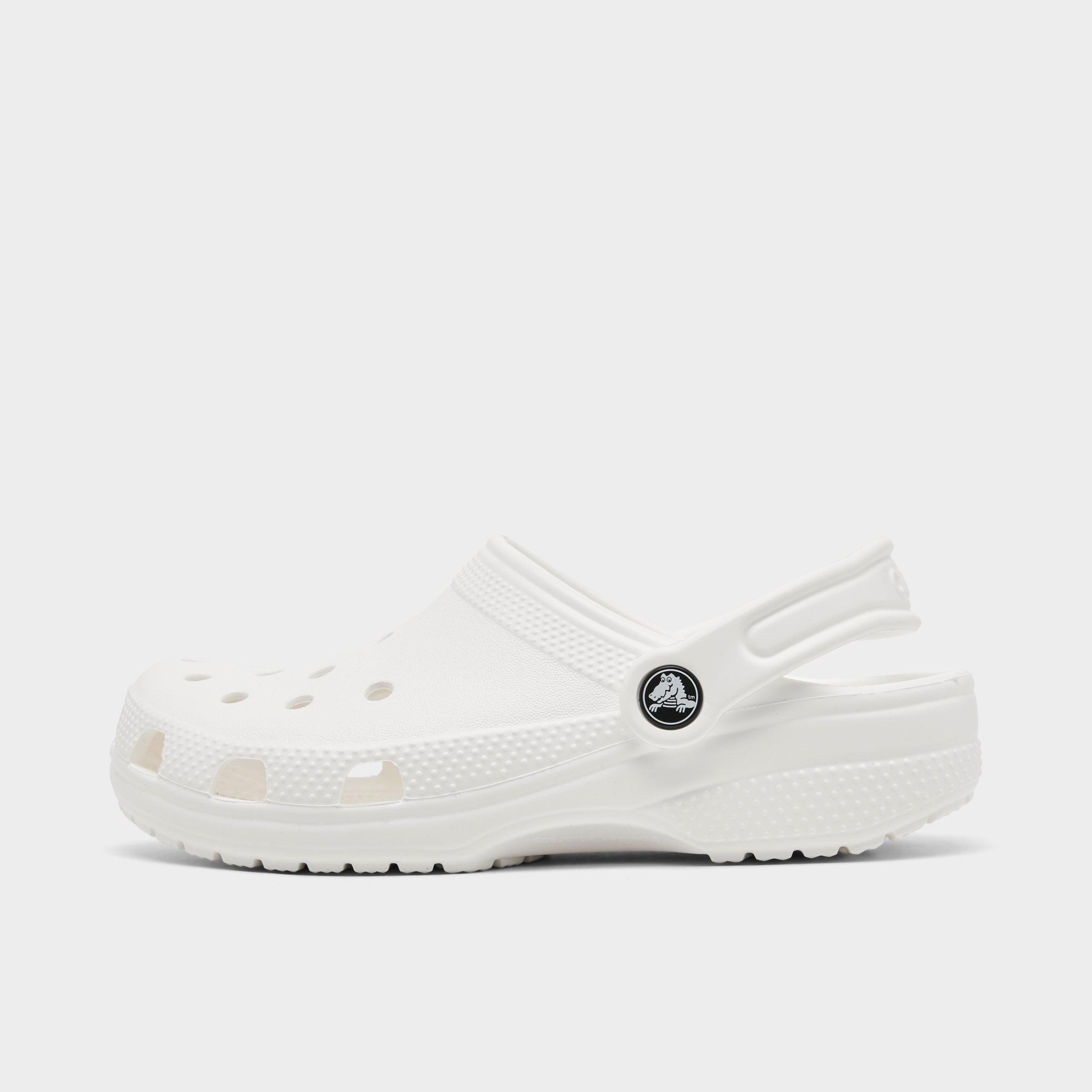 Shop Crocs Little Kids' Classic Clog Shoes In White