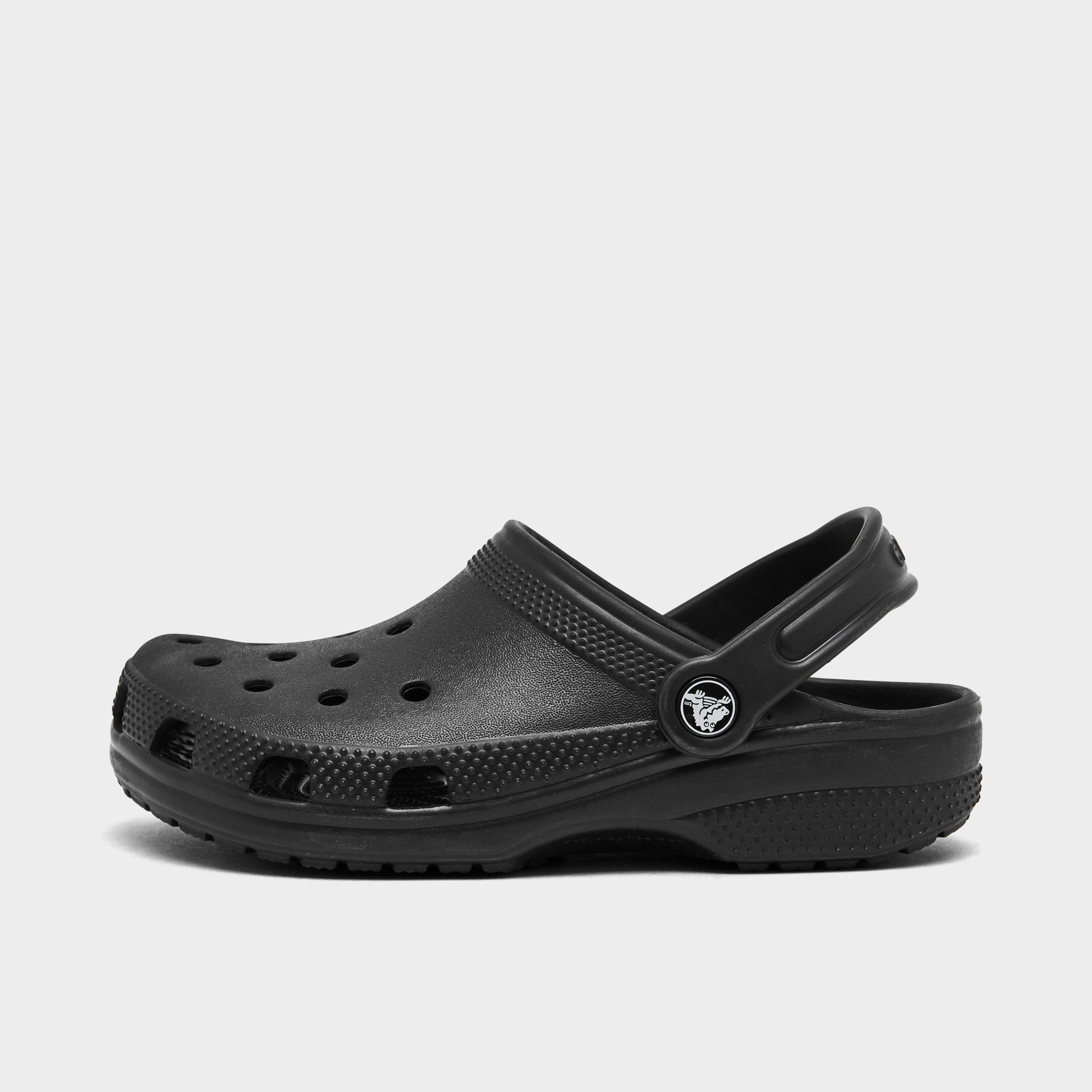 Crocs Little Kids Classic Clog Shoes in Black Size: 1.0